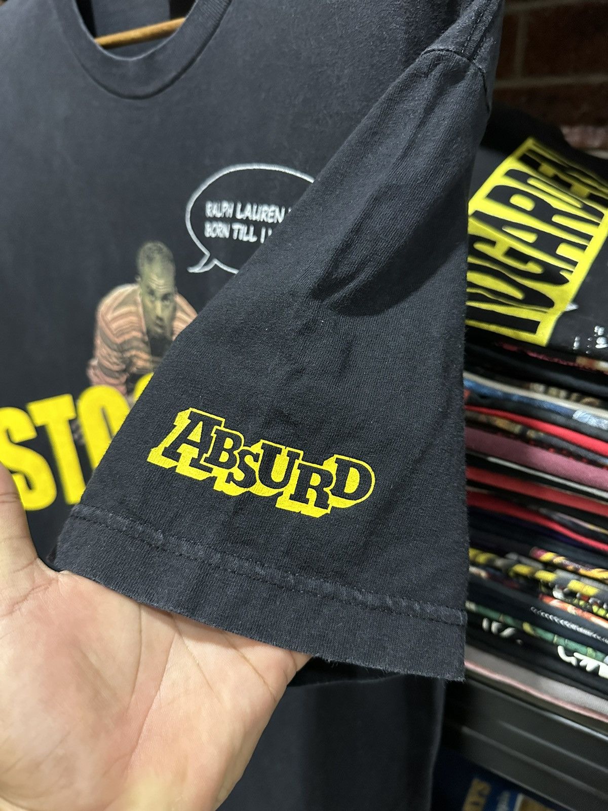 Absurd Vintage 90s Absurd Kanye West Stoops Faded Usa Tee Size US XL / EU 56 / 4 - 3 Thumbnail