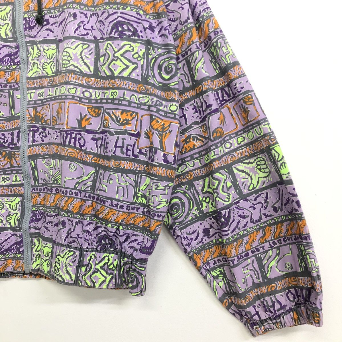 Japanese Brand × Vintage Vintage Motive Fullprint Stripe Design Light Jacket Size US M / EU 48-50 / 2 - 7 Thumbnail