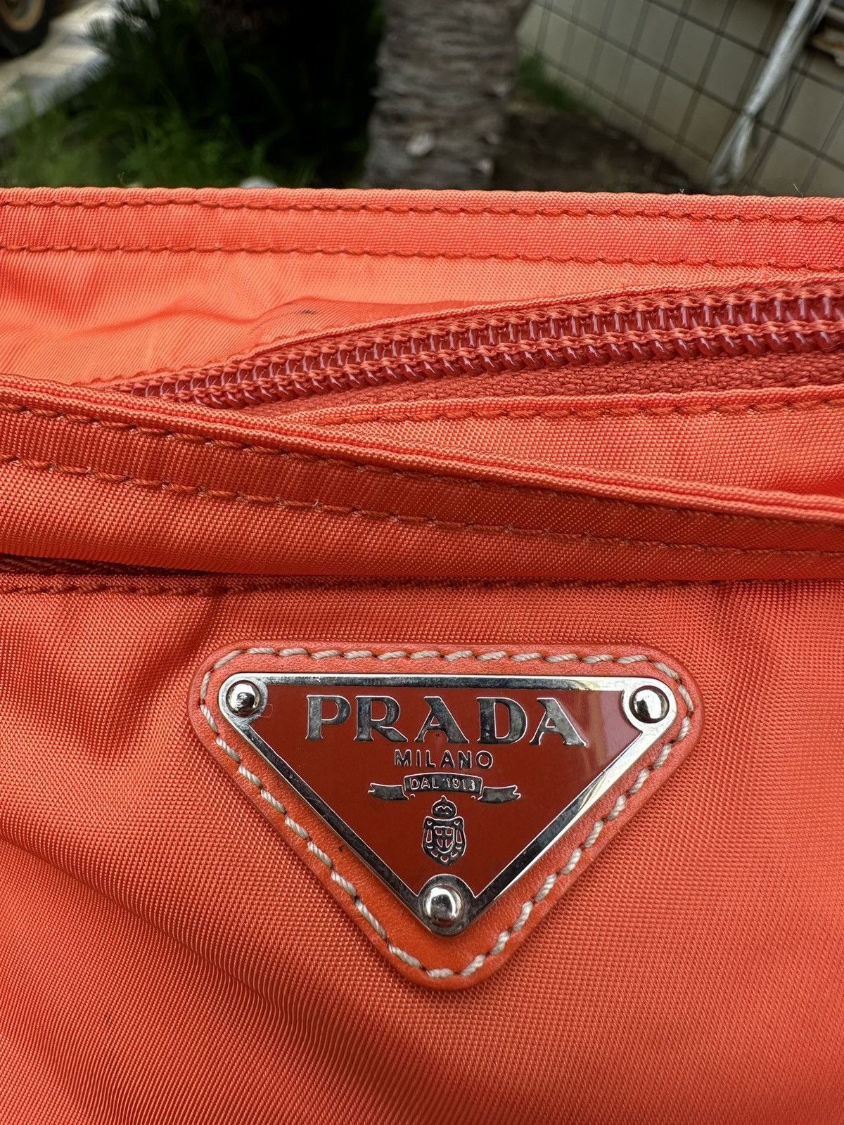 Prada Prada Nylon Bag Peach Size ONE SIZE - 7 Thumbnail