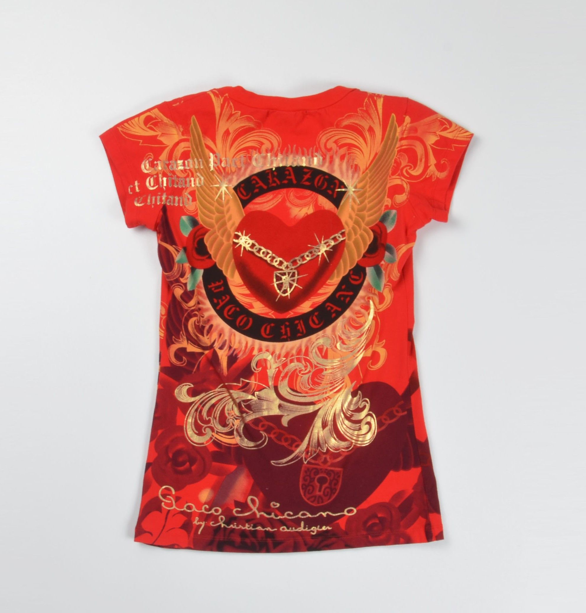 Christian Audigier Paco Chicano by Christian Audigier Y2K Tattoo Glam Top Size S / US 4 / IT 40 - 4 Thumbnail