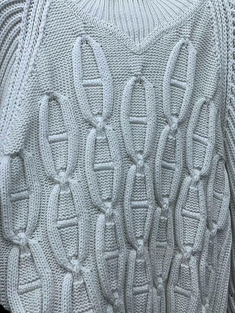 Hermes Hermes Knit Pig Nose Patterned Sweater Size XS / US 0-2 / IT 36-38 - 3 Thumbnail