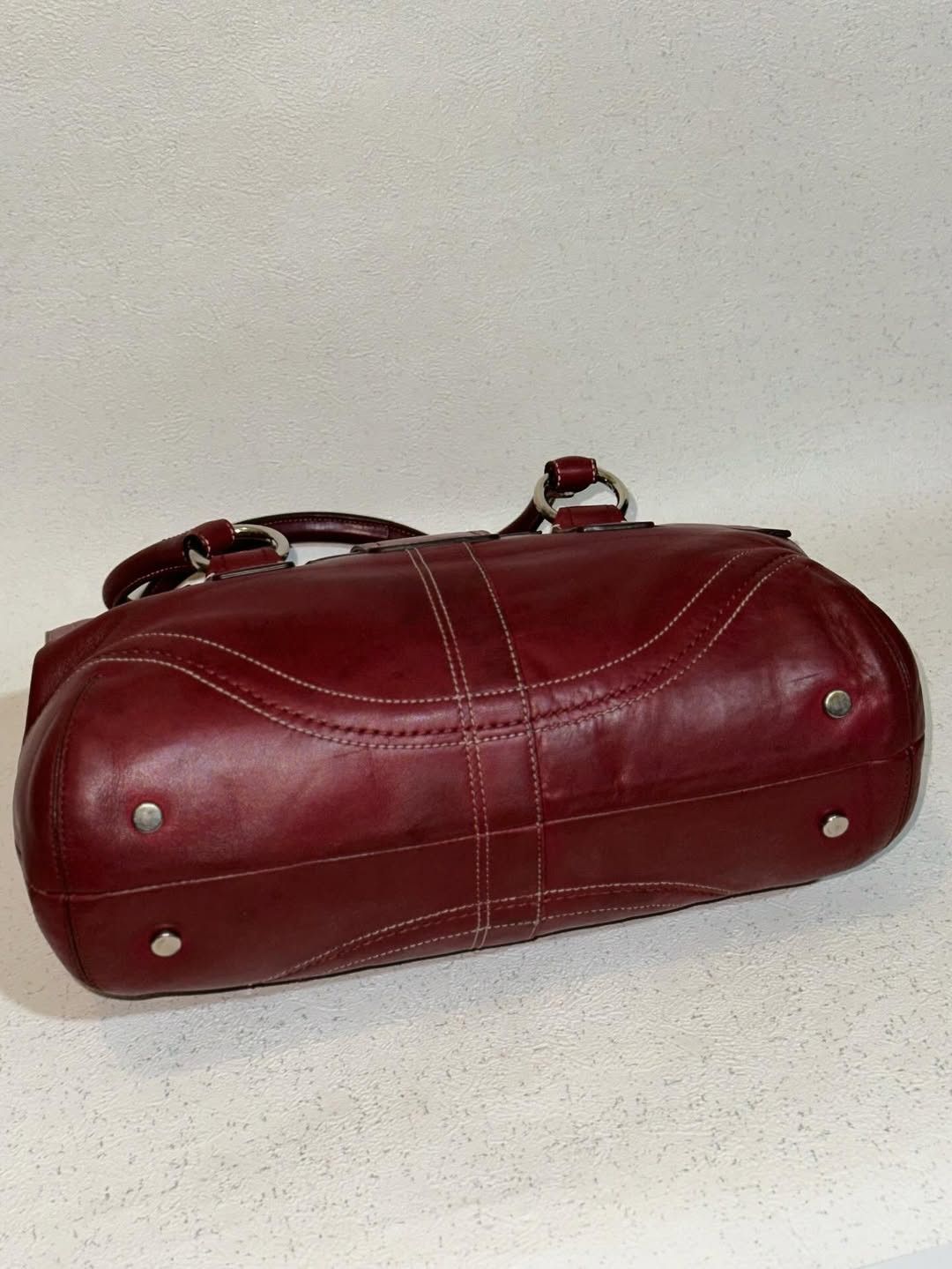 Coach Coach Shoulder bag burgundy leather Size ONE SIZE - 5 Thumbnail