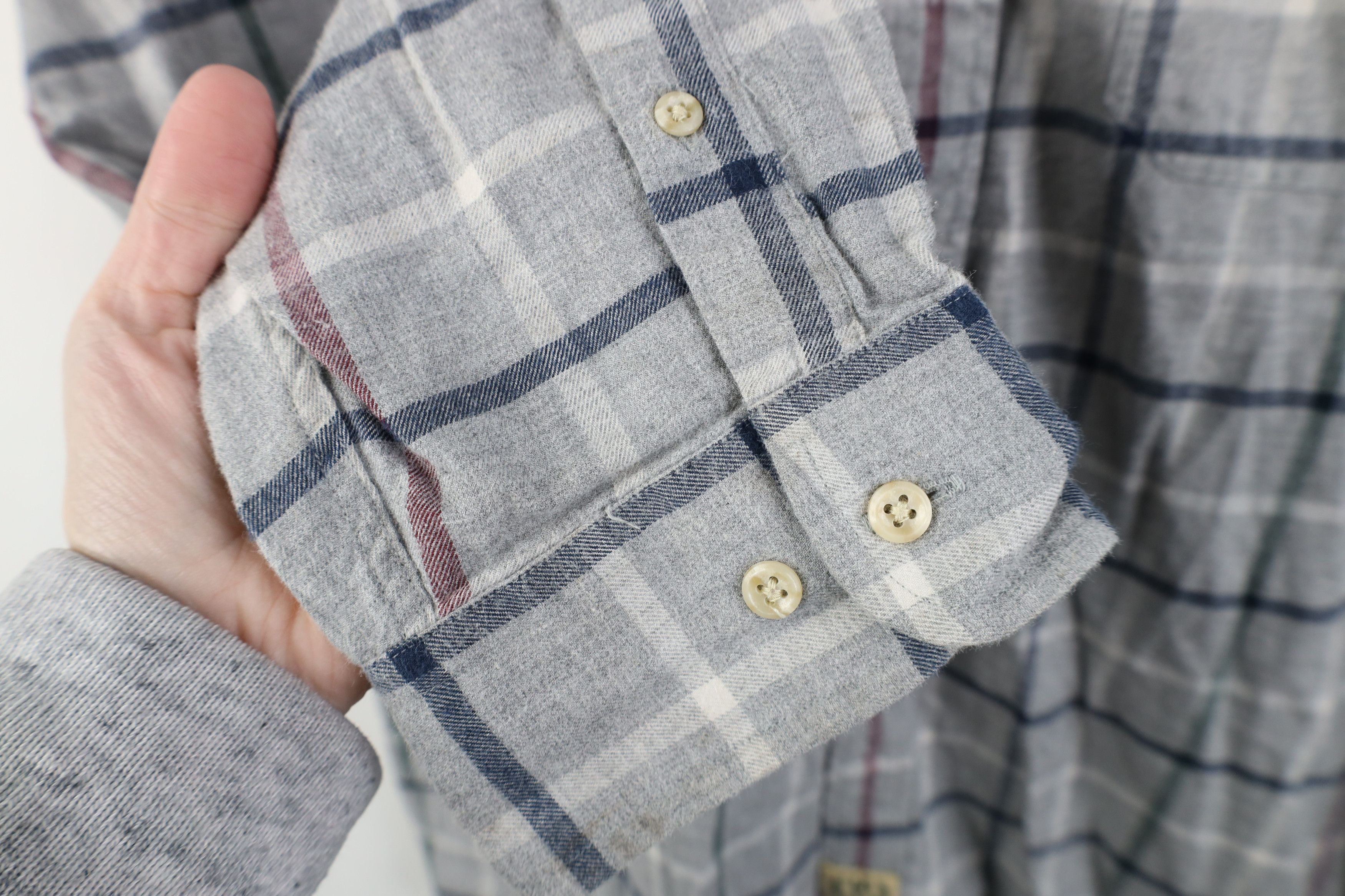 Vintage Vintage 90s Streetwear Collared Button Down Shirt Plaid Size US XXL / EU 58 / 5 - 9 Thumbnail