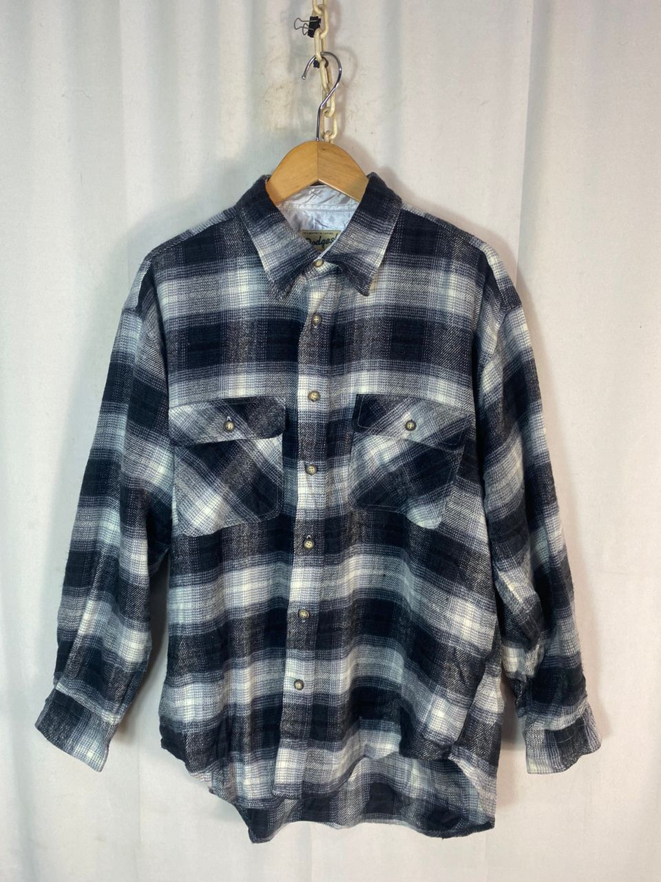 Flannel × Vintage Vintage dodgest wool button up flannel shirt Size US L / EU 52-54 / 3 - 1 Thumbnail
