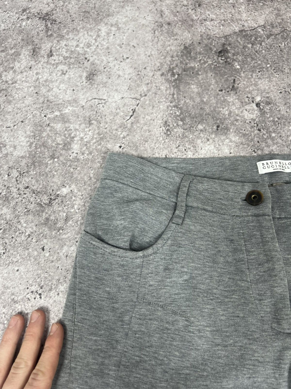 Brunello Cucinelli Brunello Cucinelli Women's Cotton SweatPants Size 27" / US 4 / IT 40 - 6 Thumbnail