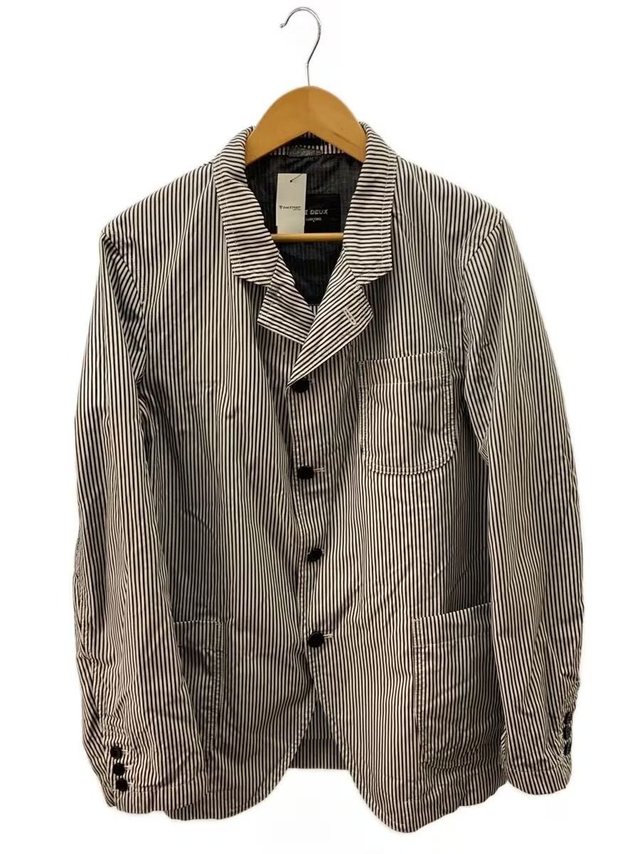 Comme des Garcons Homme Deux 2014 Striped Jacket Size US L / EU 52-54 / 3 - 1 Thumbnail