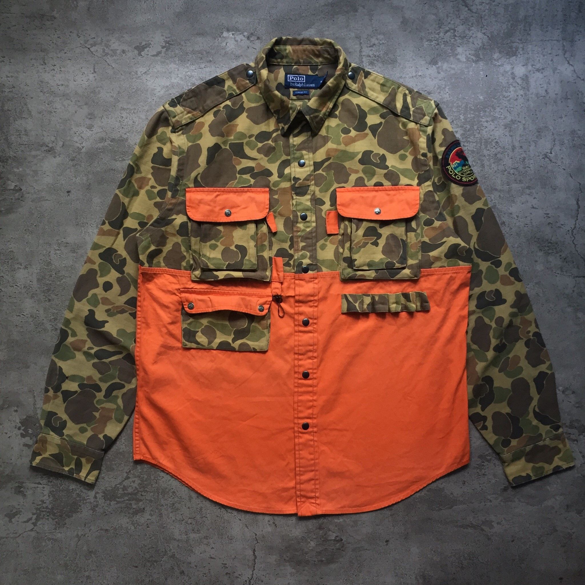 Polo Ralph Lauren 90s Polo RL Sportsman Camo Multipocket Outdoot Jacket Size US M / EU 48-50 / 2 - 3 Thumbnail