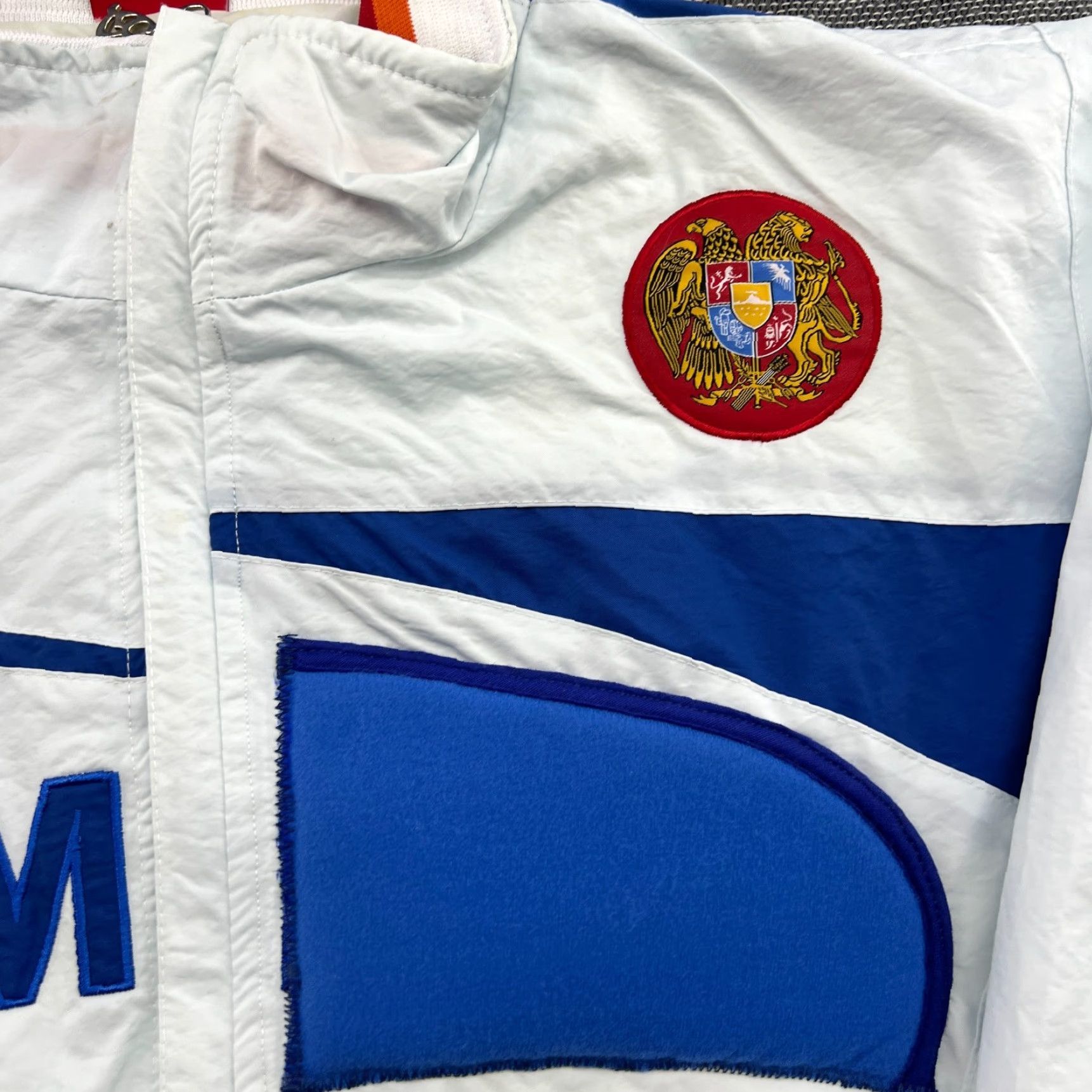 Nike Nike Armenia Olympic Track Jacket Mens L White Full Zip Bosco Forward 90s Vintage Style Size US L / EU 52-54 / 3 - 7 Thumbnail