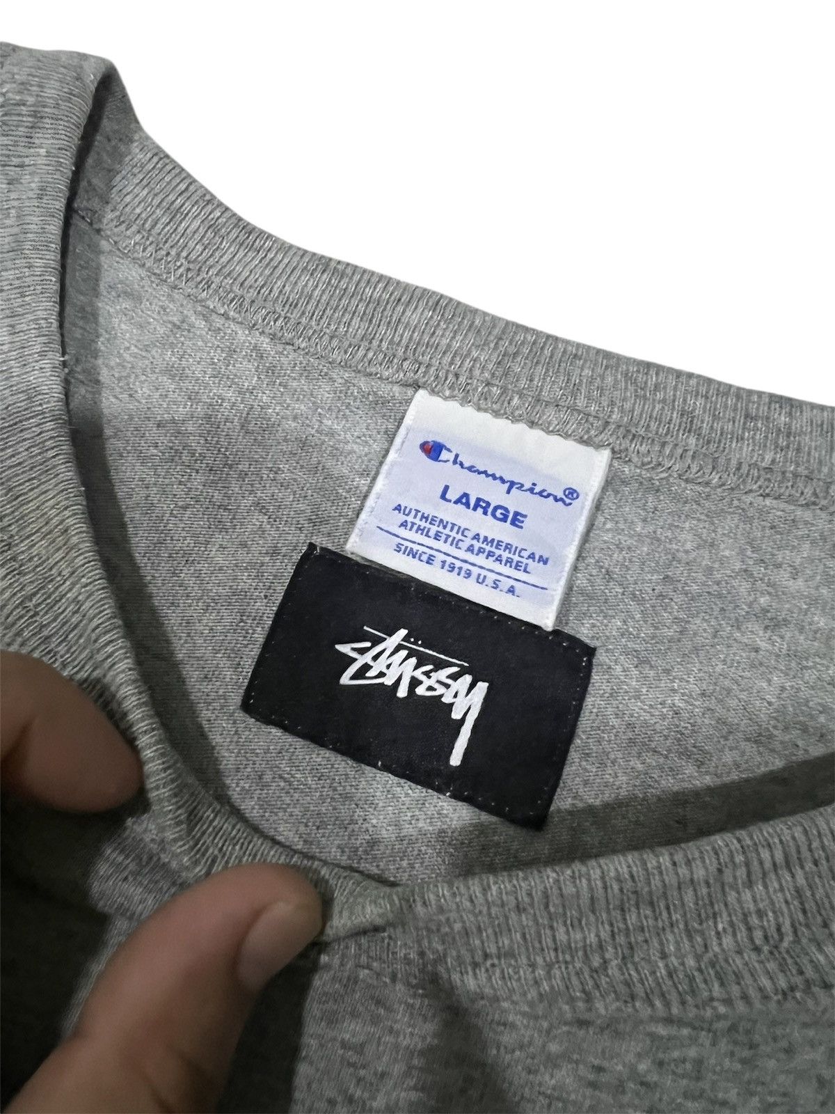 Stussy × Vintage Stussy World Tour X Champion Size US L / EU 52-54 / 3 - 4 Thumbnail