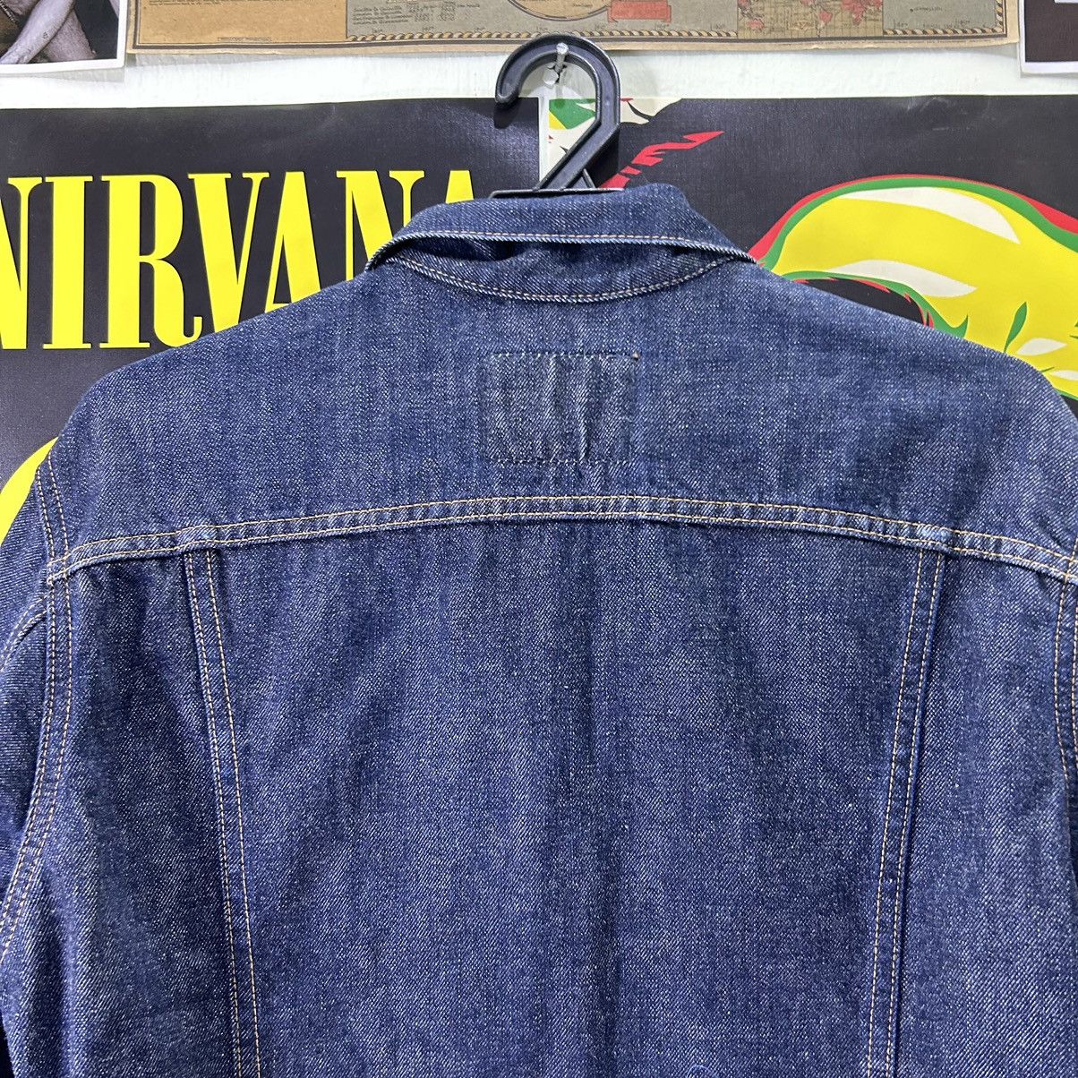 Edwin Vintage Edwin Trucker Denim Blue Distressed Denim Jacket Size US M / EU 48-50 / 2 - 9 Thumbnail