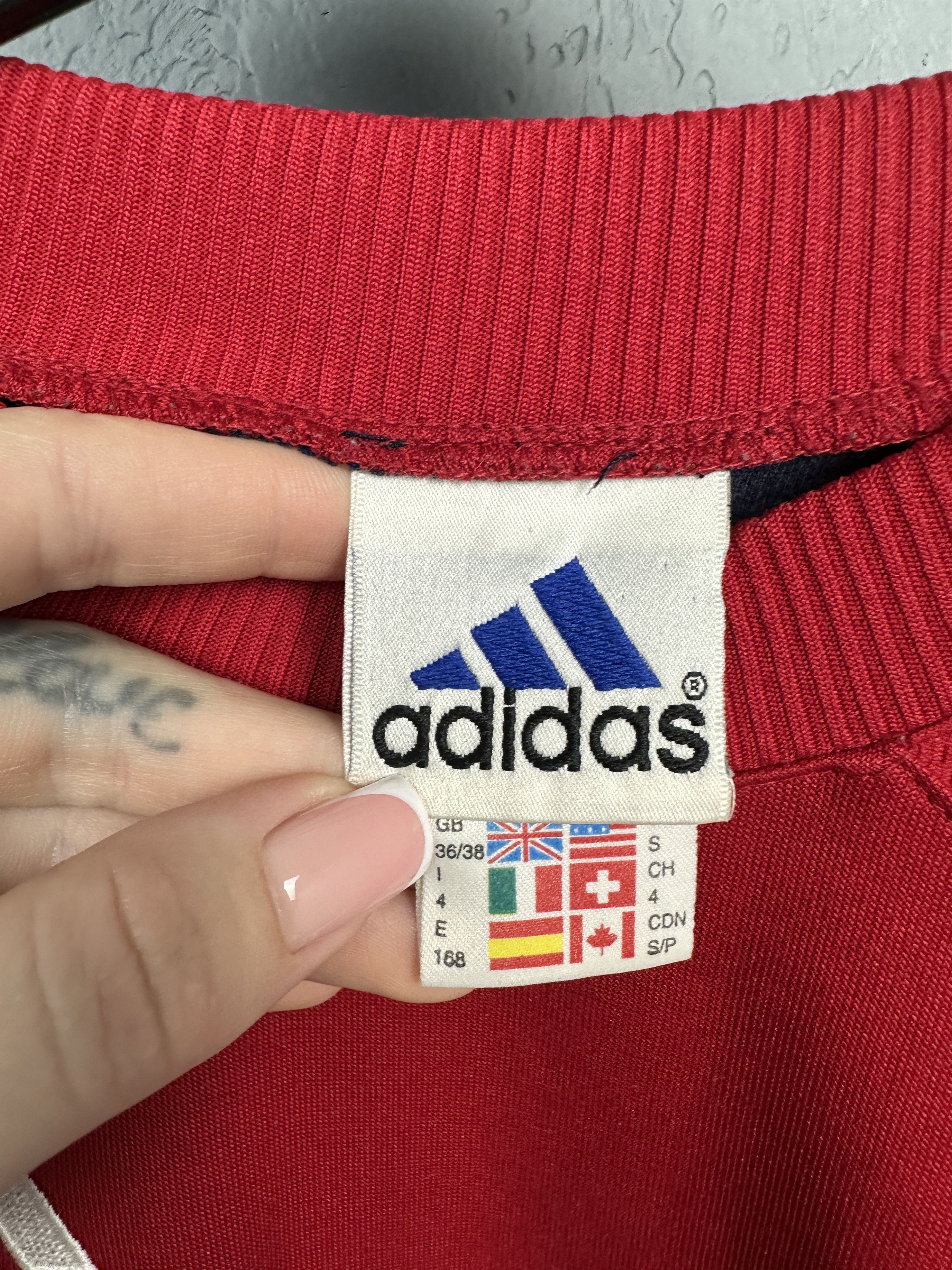 Adidas Adidas 90s Vintage Mens Crew Neck Sweatshirt Size US S / EU 44-46 / 1 - 6 Thumbnail