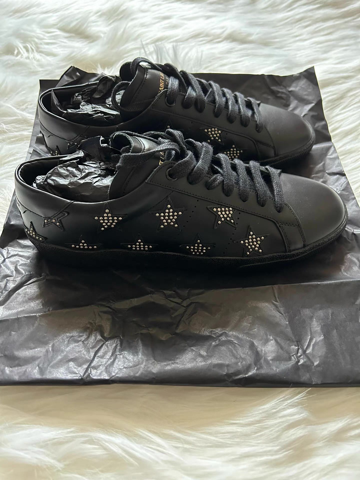 Saint Laurent Paris Saint Laurent Star Rivet Men's Shoes Ｑ23 Size US 7 / EU 40 - 3 Thumbnail