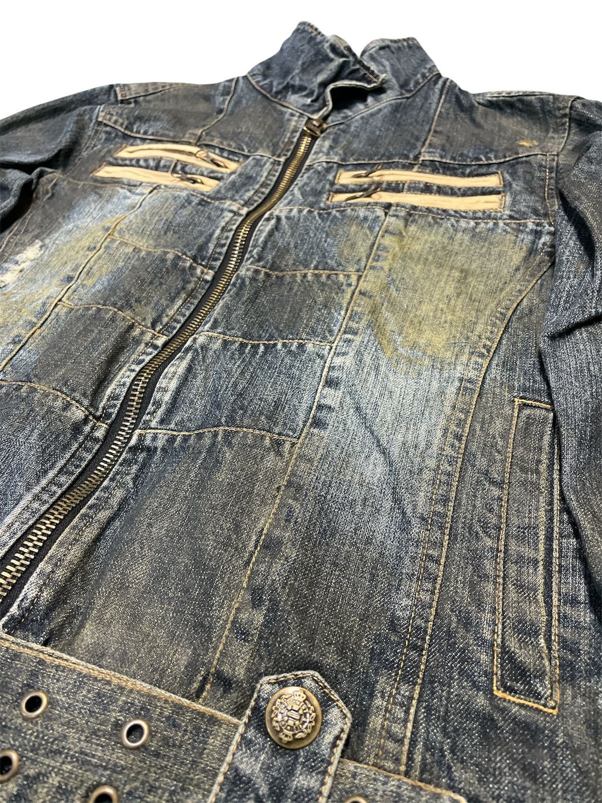 In The Attic In the Attic Distressed Rusty Mudwash Jacket Size US M / EU 48-50 / 2 - 3 Thumbnail
