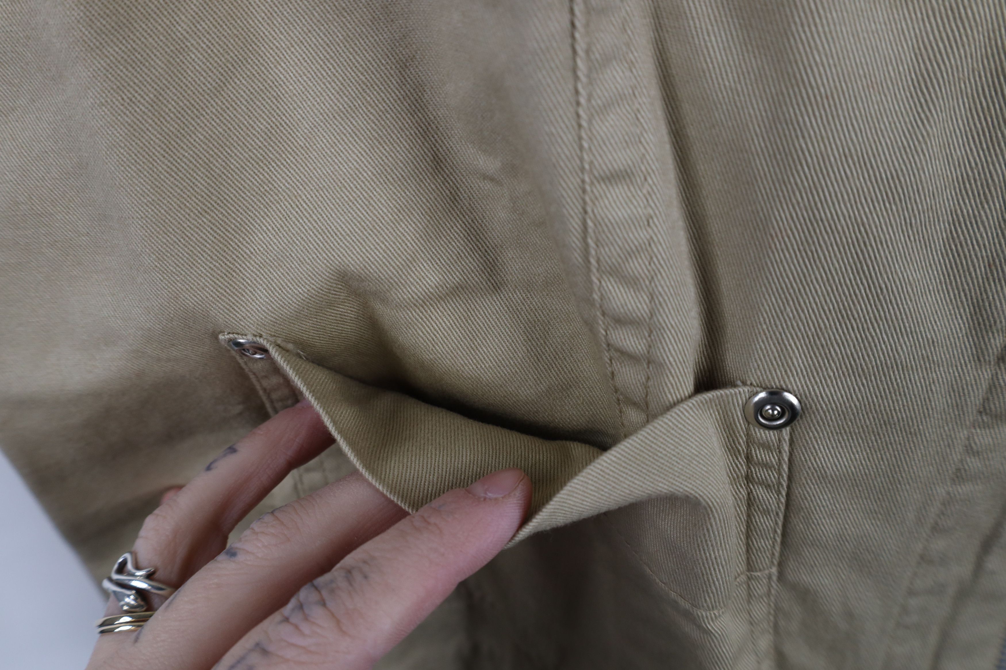 Vintage Vintage 90s Streetwear Full Zip Sleeveless Vest Jacket Beige Size M / US 6-8 / IT 42-44 - 7 Thumbnail