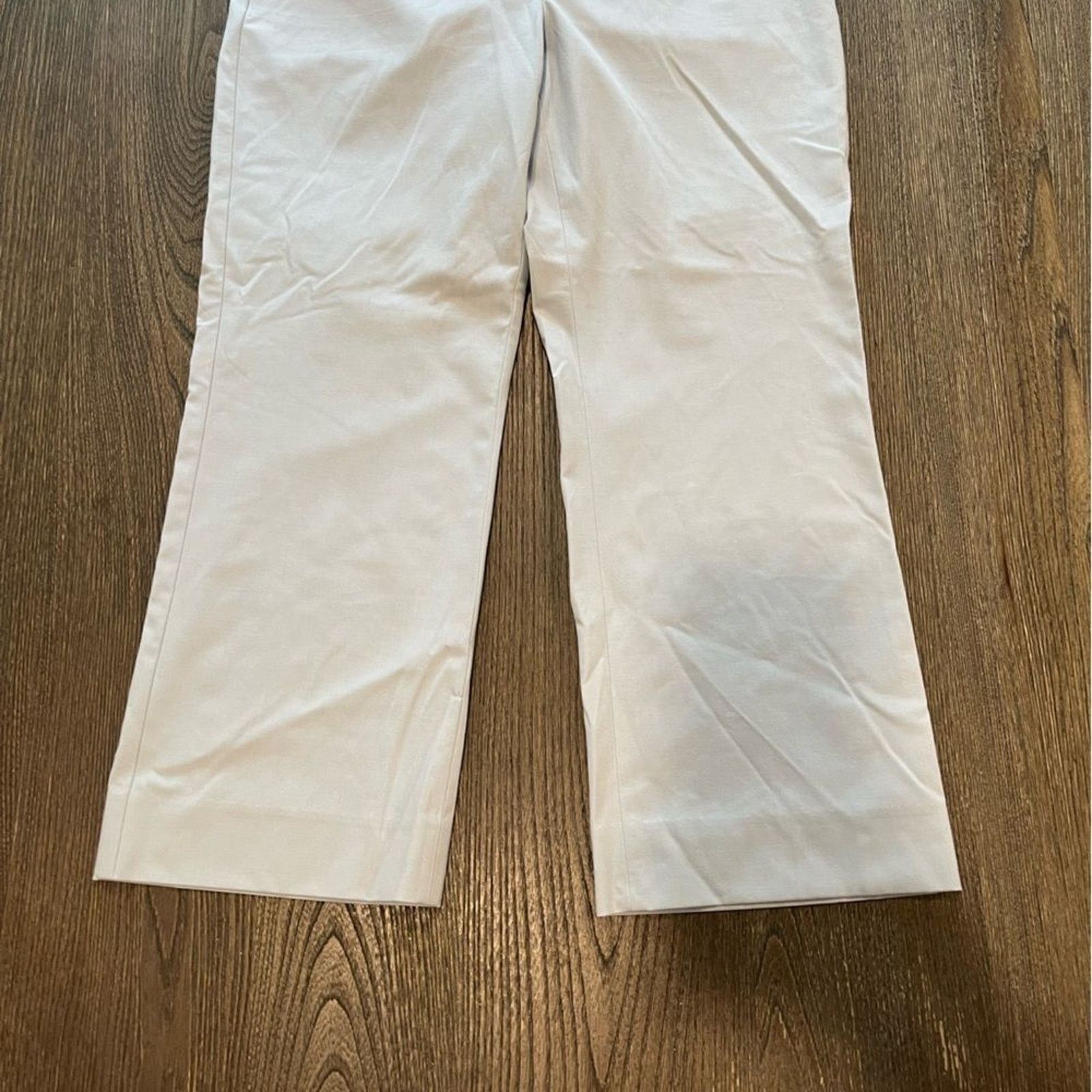 Loft Loft Light Baby Blue Capri Straight Leg Pants Size 4 Size 27" / US 4 / IT 40 - 2 Thumbnail