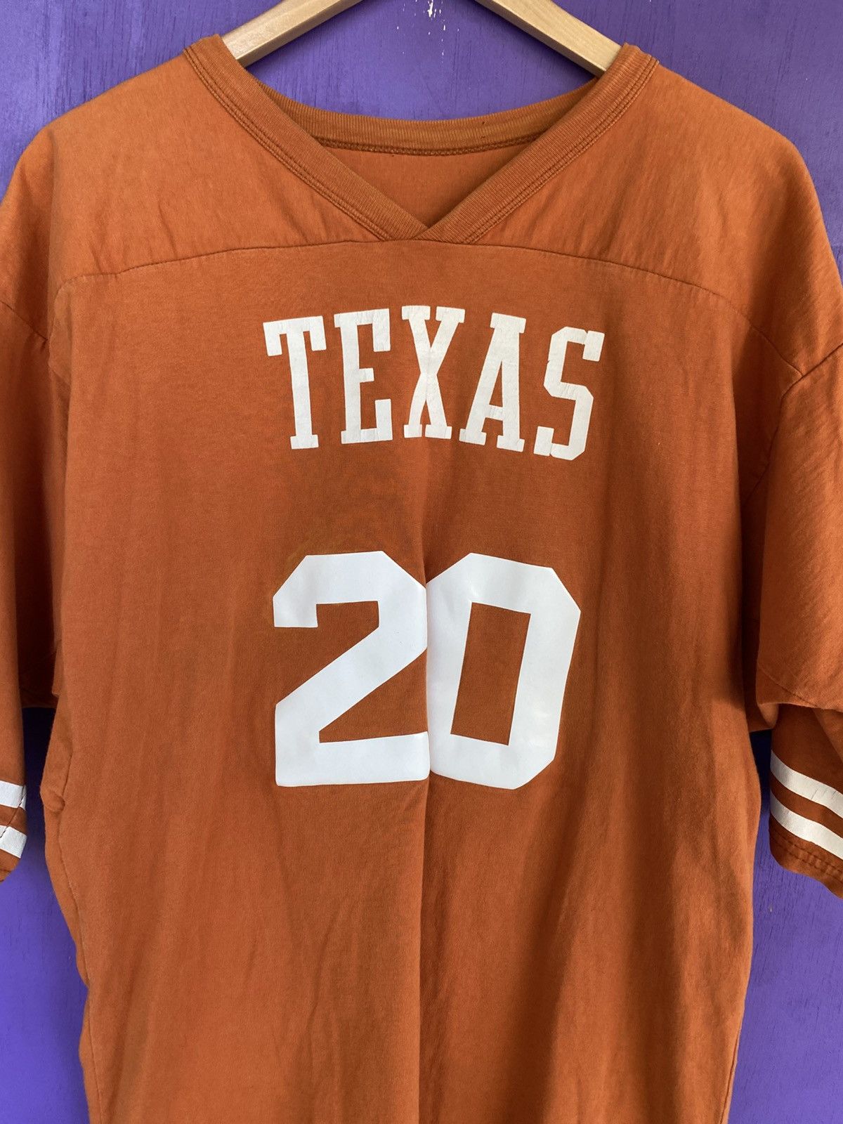 Russell Athletic Vintage 80s Russell athletic Texas longhorns jersey shirt Size US L / EU 52-54 / 3 - 3 Thumbnail