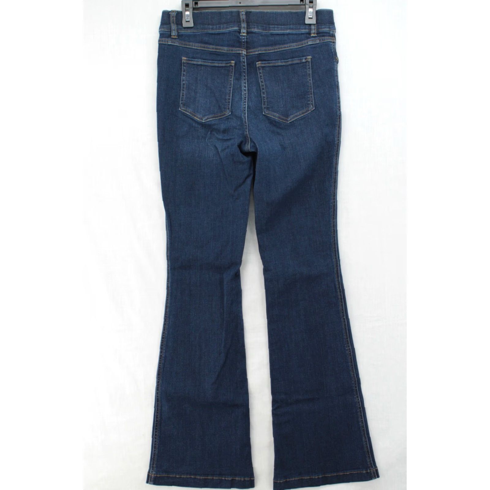 Spanx Spanx Flare Jeans M Regular Midnight Shade Stretch Slimming 20327R Womens Size 32" / US 10 / IT 46 - 4 Thumbnail