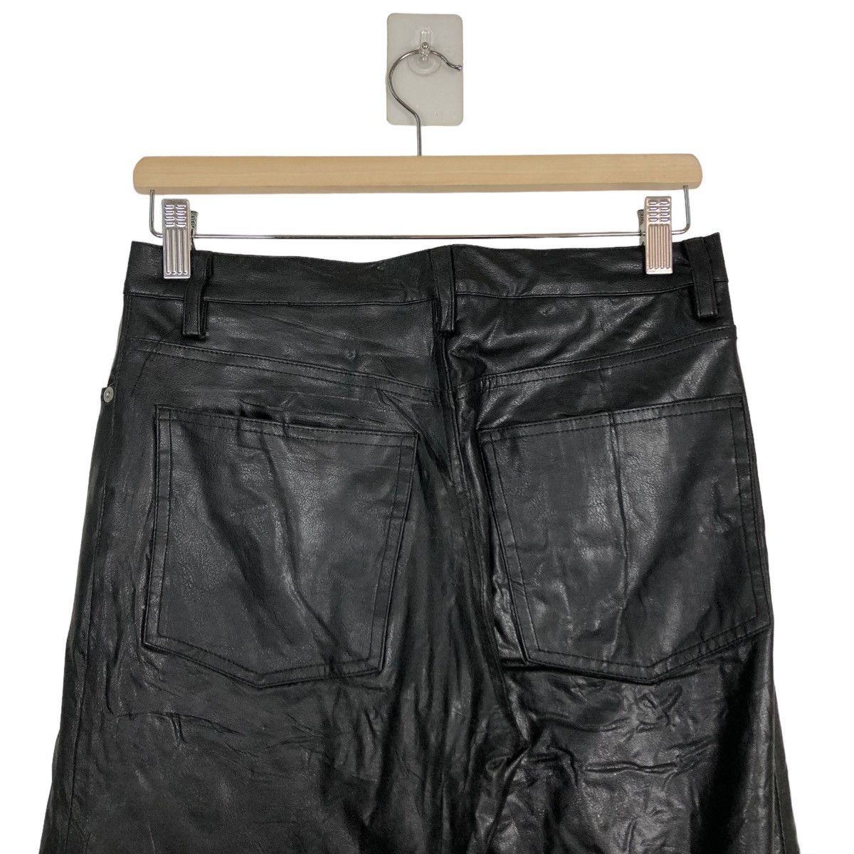 Genuine Leather 🔥90s Cigar Branch Genuine Leather Pants Issey Miyake Racing Size US 30 / EU 46 - 8 Thumbnail