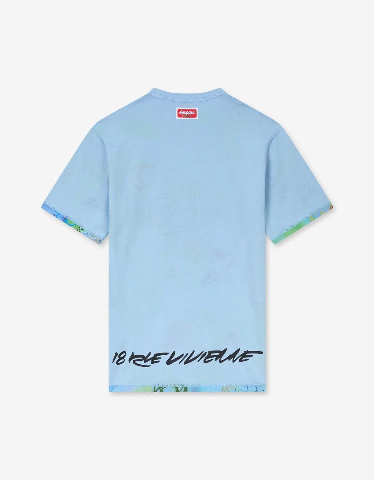 Kenzo Kenzo x Futura 2000 Blue Reversible T-Shirt Size US S / EU 44-46 / 1 - 3 Thumbnail