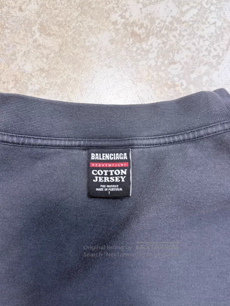 Balenciaga Balenciaga Round neck plain knit short-sleeve T-shirt Size US S / EU 44-46 / 1 - 3 Thumbnail