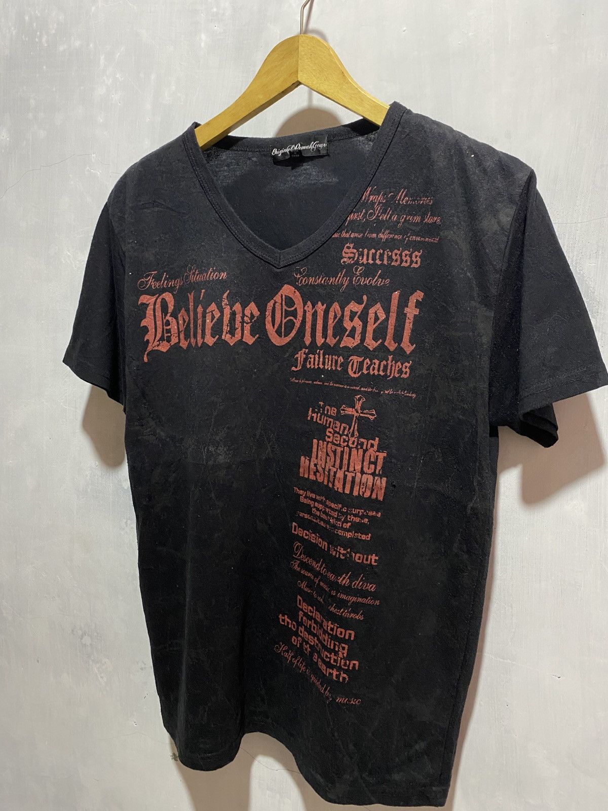Japanese Brand 2000s y2k glitter words tshirt iswn lgb style Size US M / EU 48-50 / 2 - 2 Thumbnail