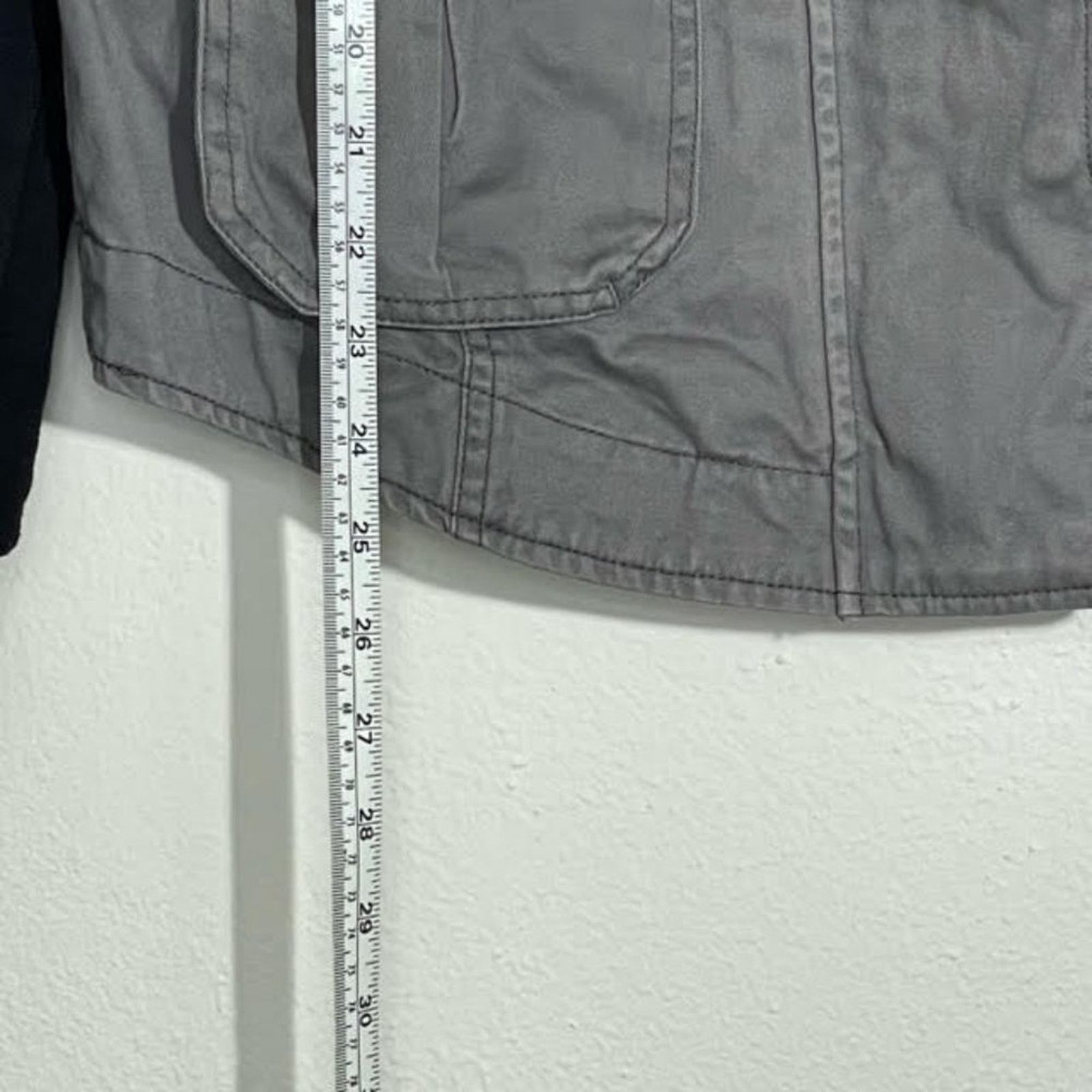 Other LA Hearts Black Gray Cargo Zip Up Hoodie Hybrid Jacket Size M / US 6-8 / IT 42-44 - 3 Thumbnail