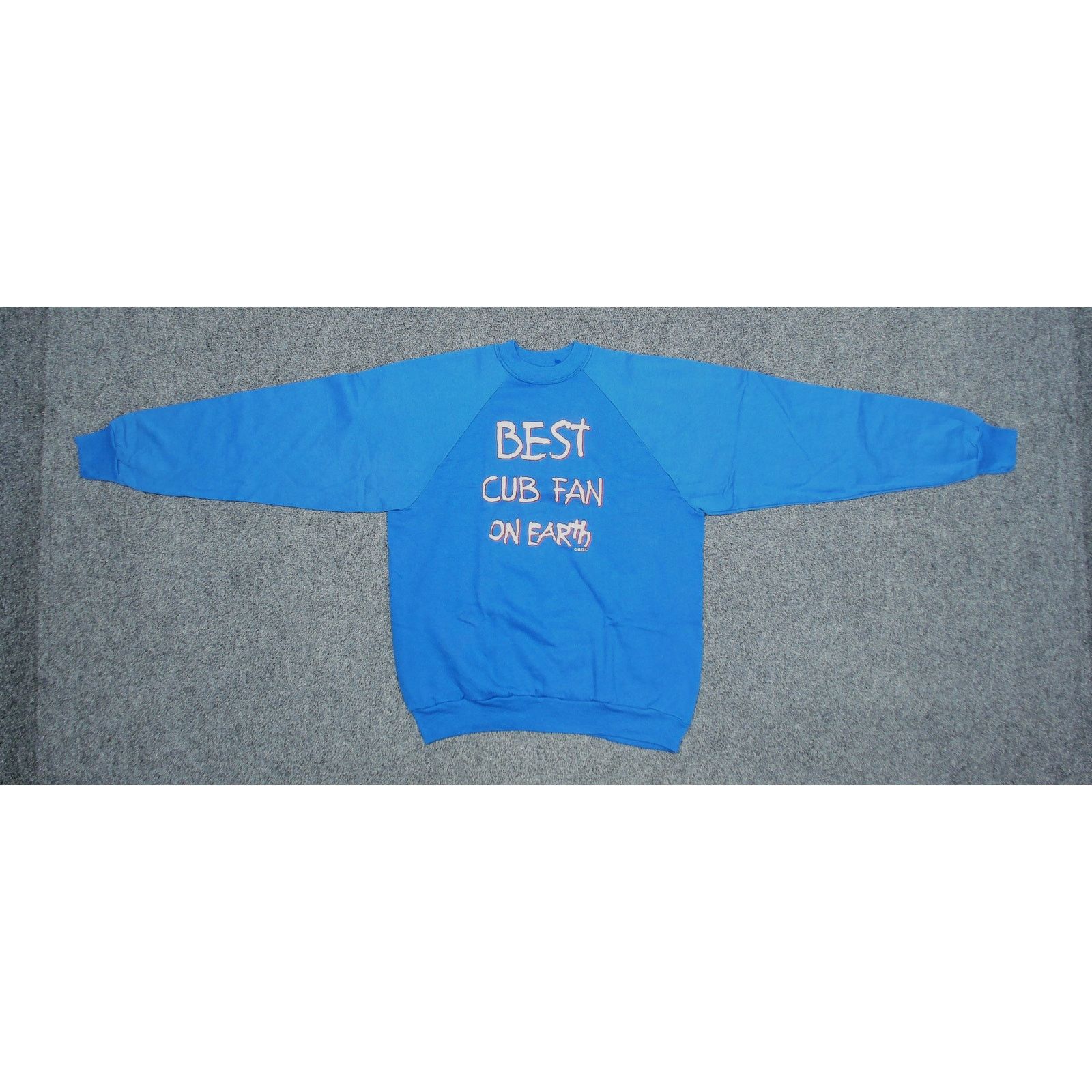 Vintage Vintage 1984 Chicago Cubs "Best Fan" 50/50 Raglan Size US L / EU 52-54 / 3 - 5 Thumbnail