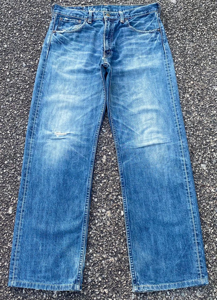 Kapital Vintage 90s Levis 503 Distressed Denim Size US 32 / EU 48 - 2 Thumbnail