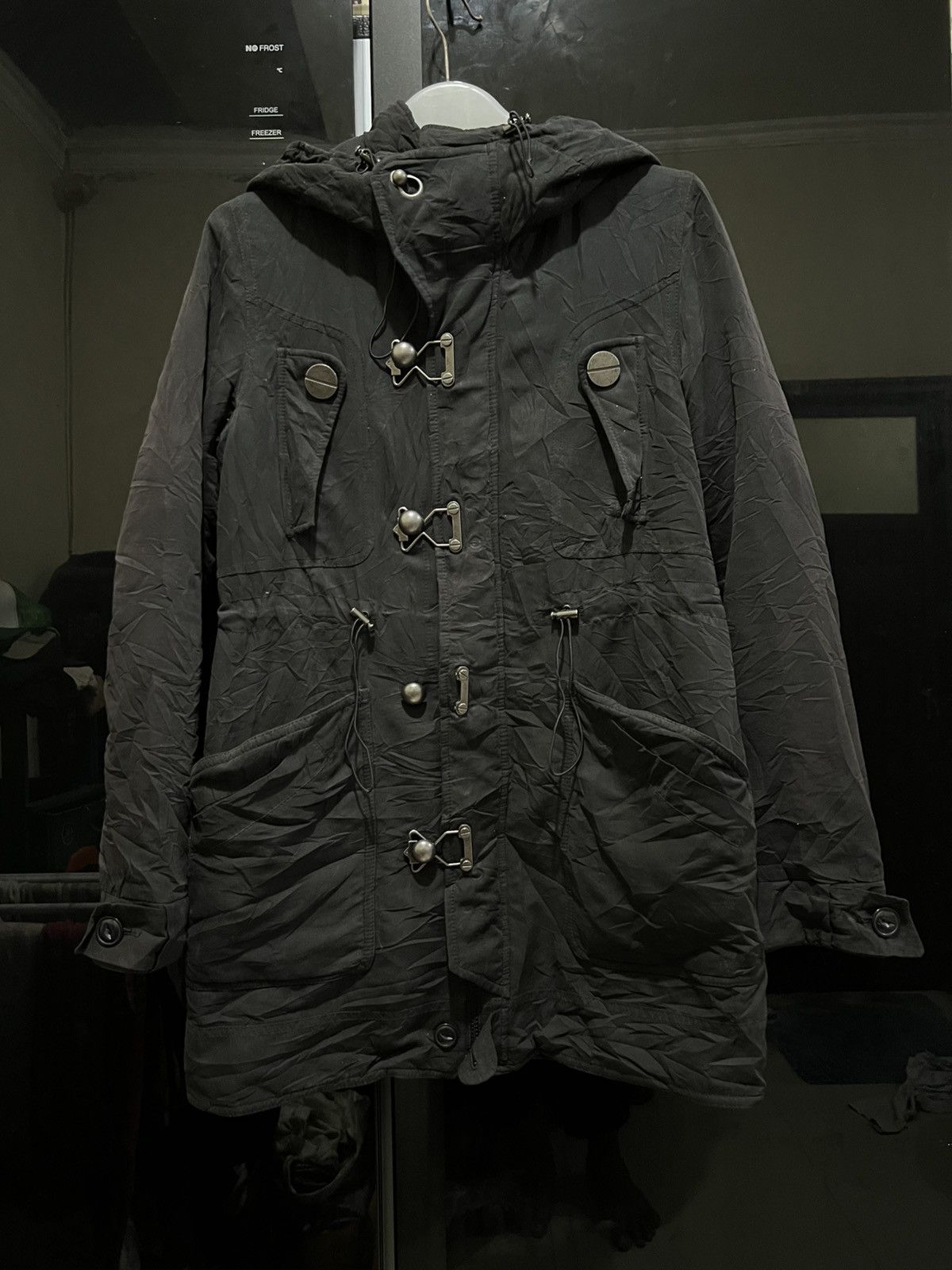SLY SLY Clasp Distressed Bono Military Parka Vkei Grunge Gothic Size US S / EU 44-46 / 1 - 2 Thumbnail