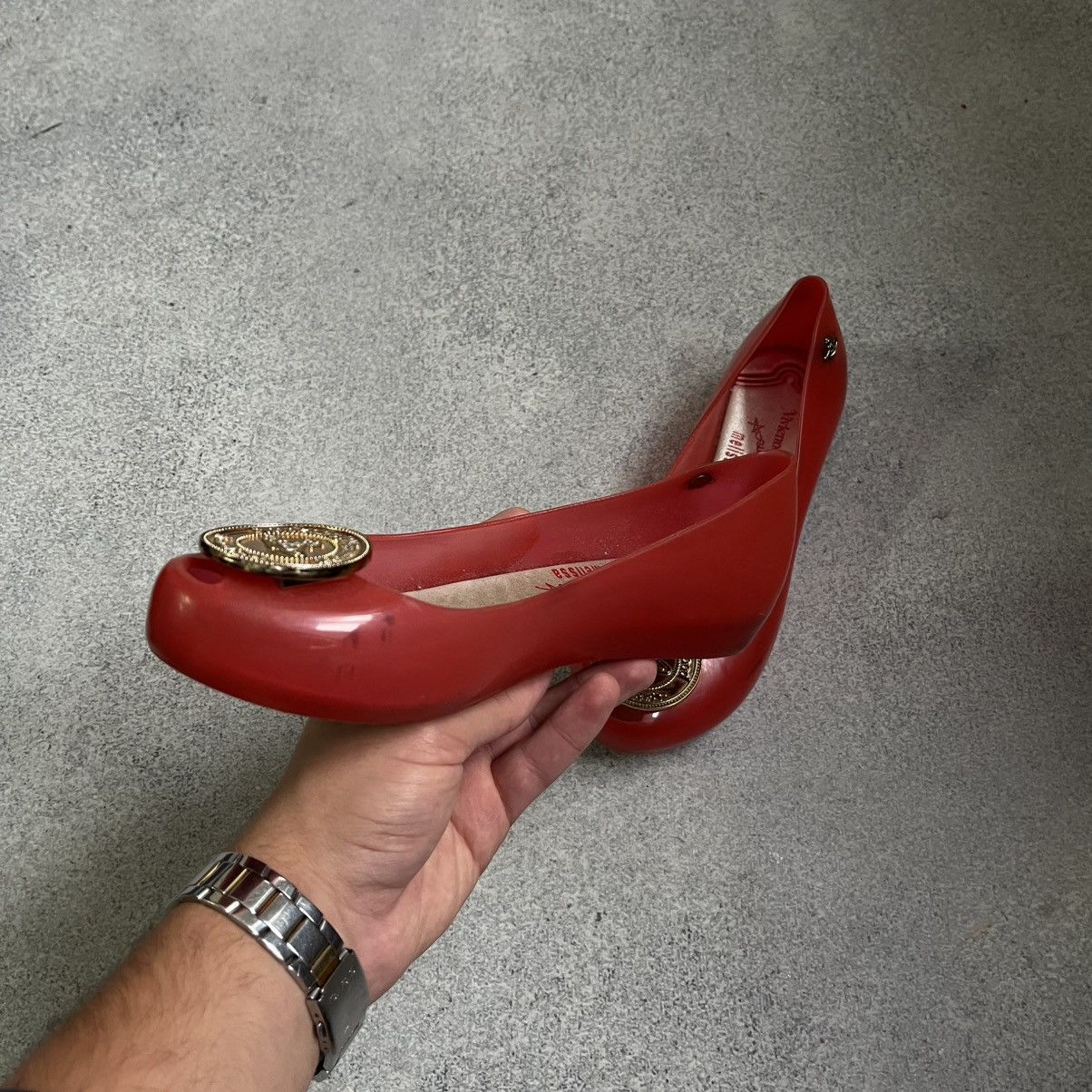 Melissa × Vivienne Westwood Vivienne Westwood Mellisa Anglomania Balet Orb Flats Size US 7 / IT 37 - 3 Thumbnail