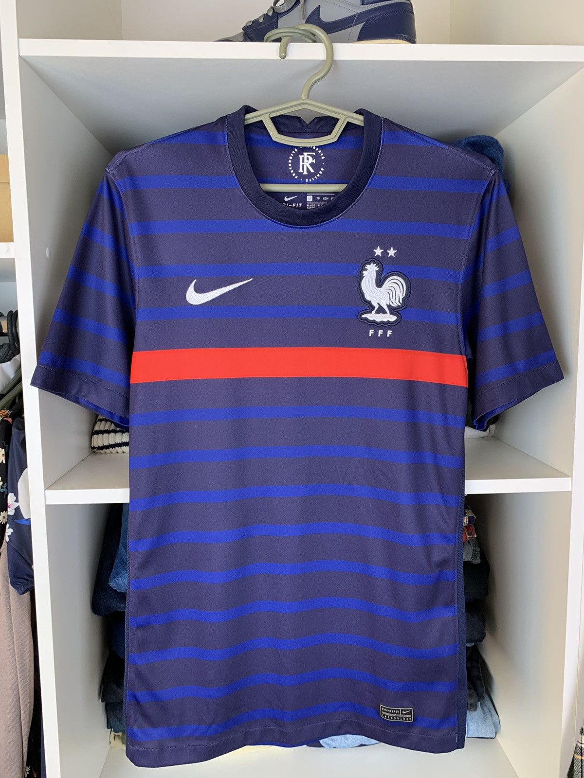 Nike Nike France 2020 2021 Home Football Shirt Soccer Jersey Size US XS / EU 42 / 0 - 1 Thumbnail