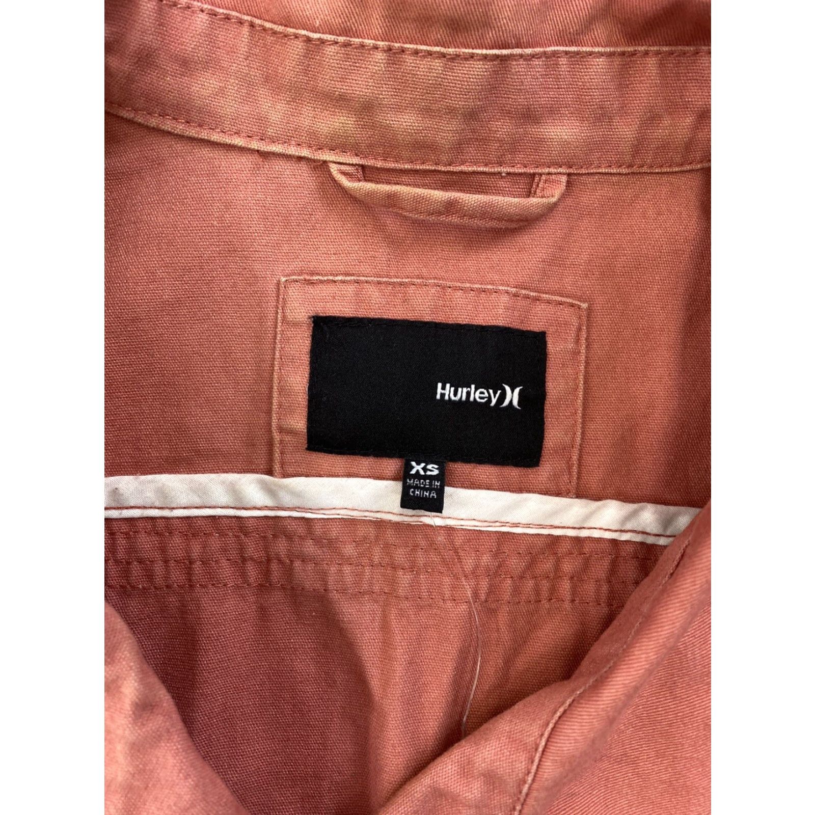 Hurley Hurley Jacket Womens XS Peach Orange 3/4 Sleeve Zip Pockets Casual Biker Motorcycle Size XS / US 0-2 / IT 36-38 - 4 Thumbnail