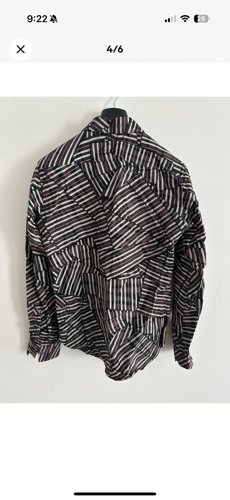 Ermenegildo Zegna Zegna Couture Striped Long Sleeve Shirt Size US M / EU 48-50 / 2 - 3 Thumbnail