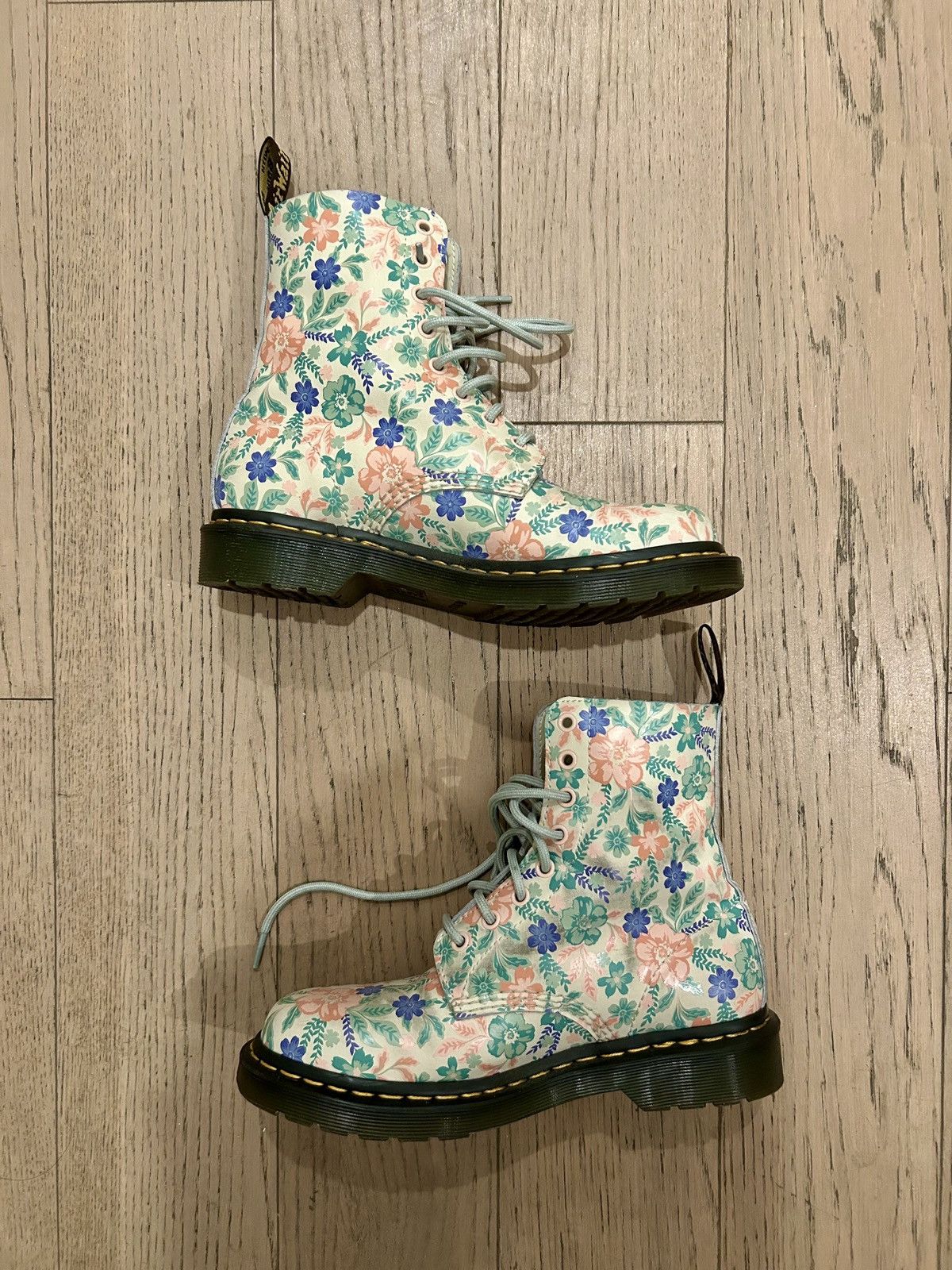 martens 1460 VONDA Floral Reclaimed Leather Boots
