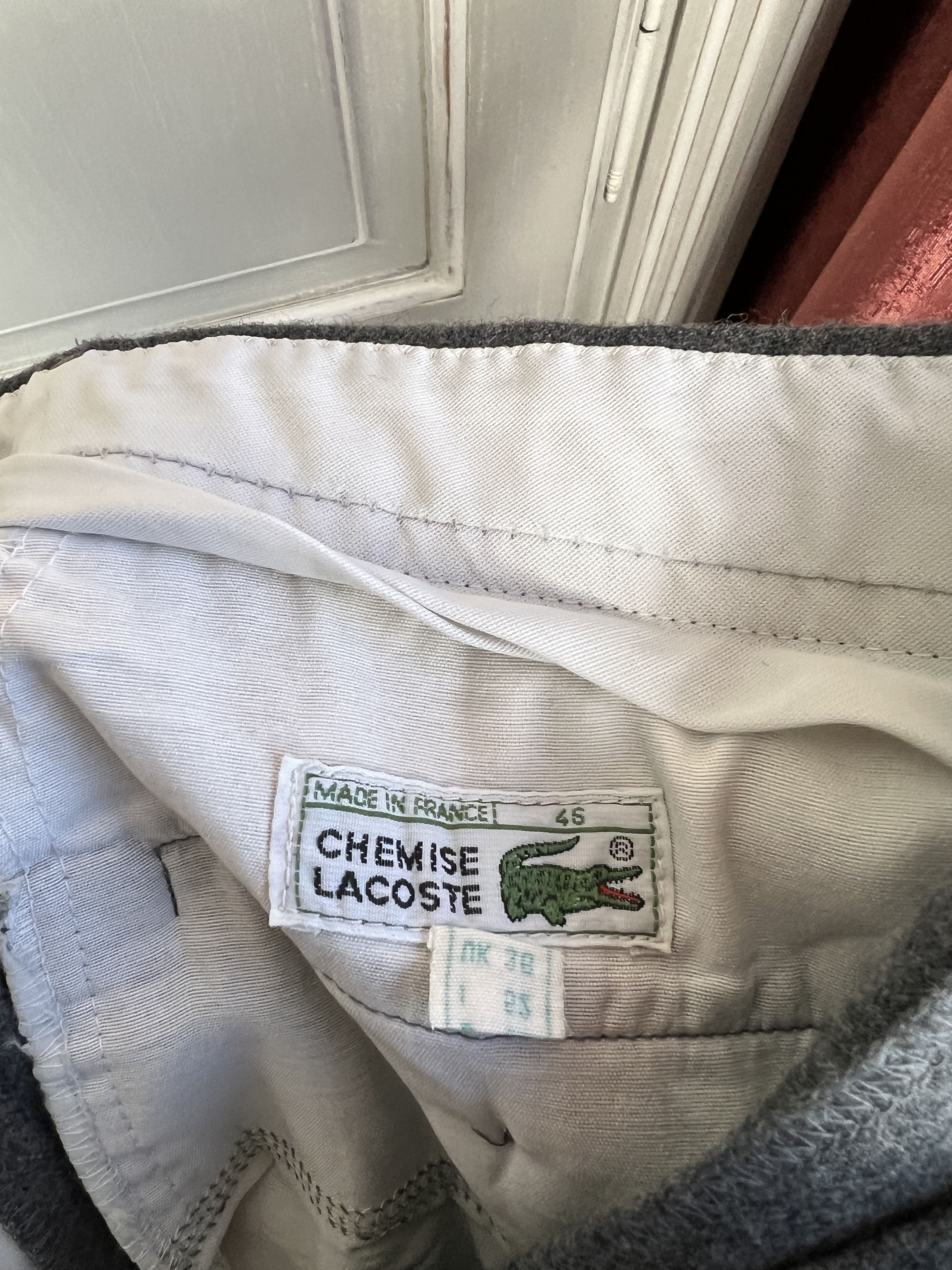 Lacoste 90S LACOSTE CHEMISE WOOL PANTS Size US 34 / EU 50 - 10 Thumbnail