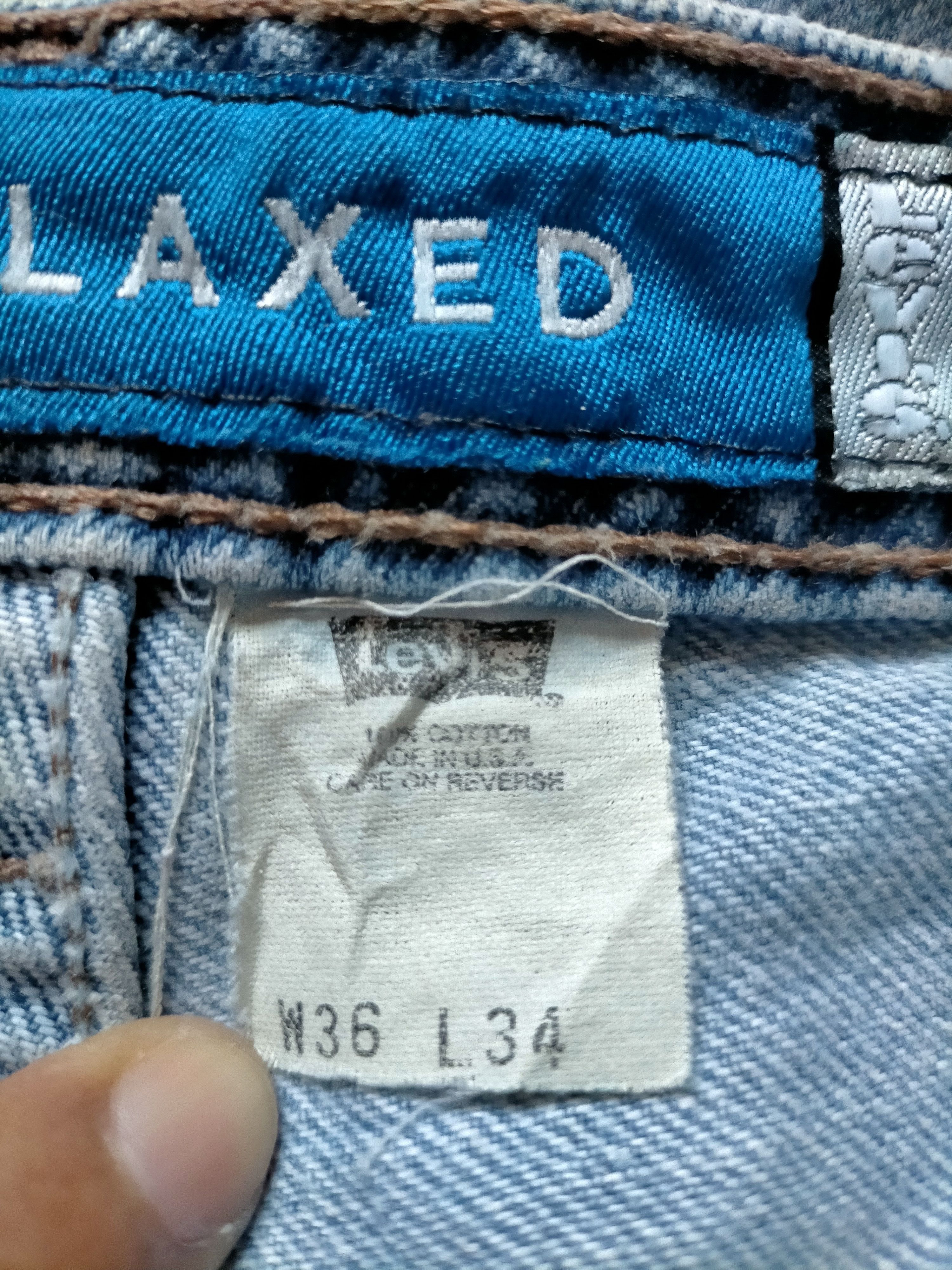 Levi's × Levi's Vintage Clothing Vintage 90s Levis Silvertab Relaxed Denim Pants Size US 35 - 24 Thumbnail
