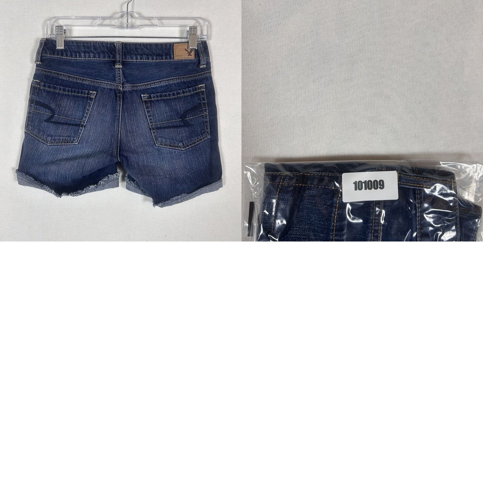 American Eagle Outfitters American Eagle Outfitters Blue Festival Cut-Off Shorts 5" Inseam Womens Size 0 Jeans Shorts Cheeky Vintage No-N/A Size 25" / US 0 / IT 36 - 8 Thumbnail