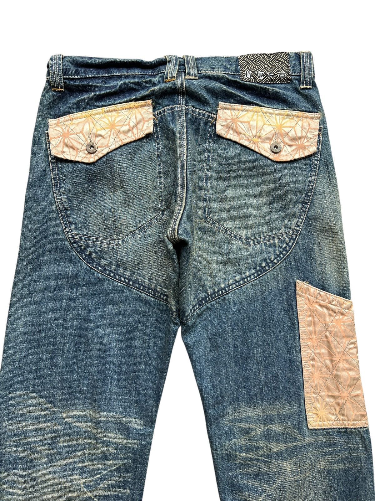 Japanese Brand Vintage Sukajan Japan Carpenter Denim Jeans 33x33 Size US 33 - 6 Thumbnail