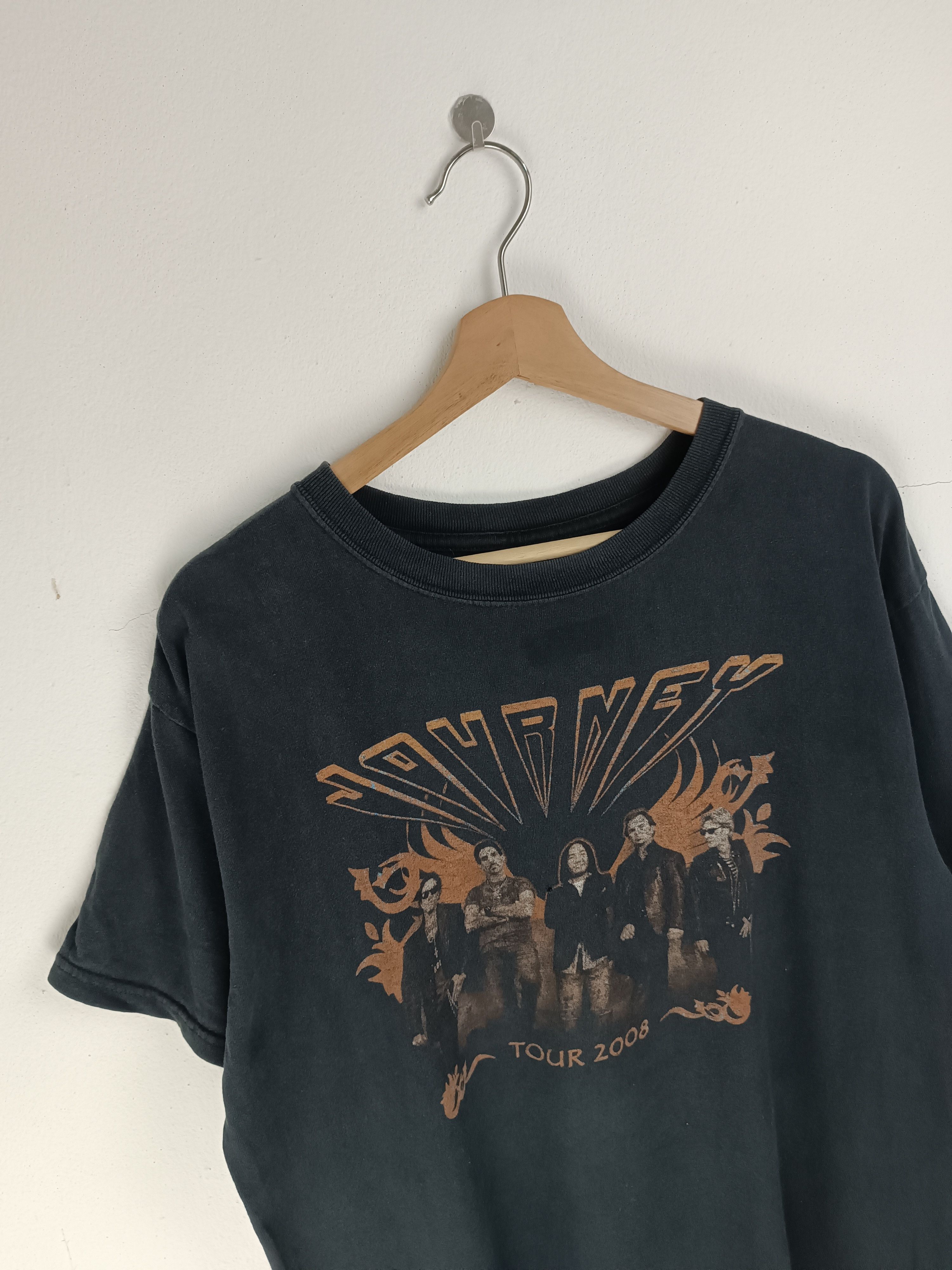Band Tees VINTAGE 2008 JOURNEY TOUR TEE deff bon jovi floyd Size US L / EU 52-54 / 3 - 5 Thumbnail