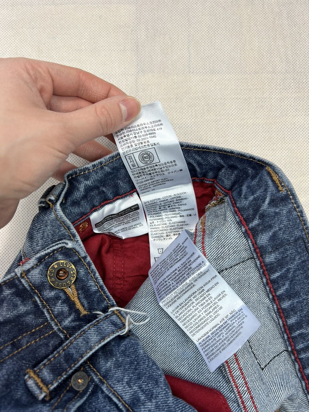Levi's × Vintage Pants Levi’s 511 Jeans Black Badge Size US 32 / EU 48 - 4 Thumbnail