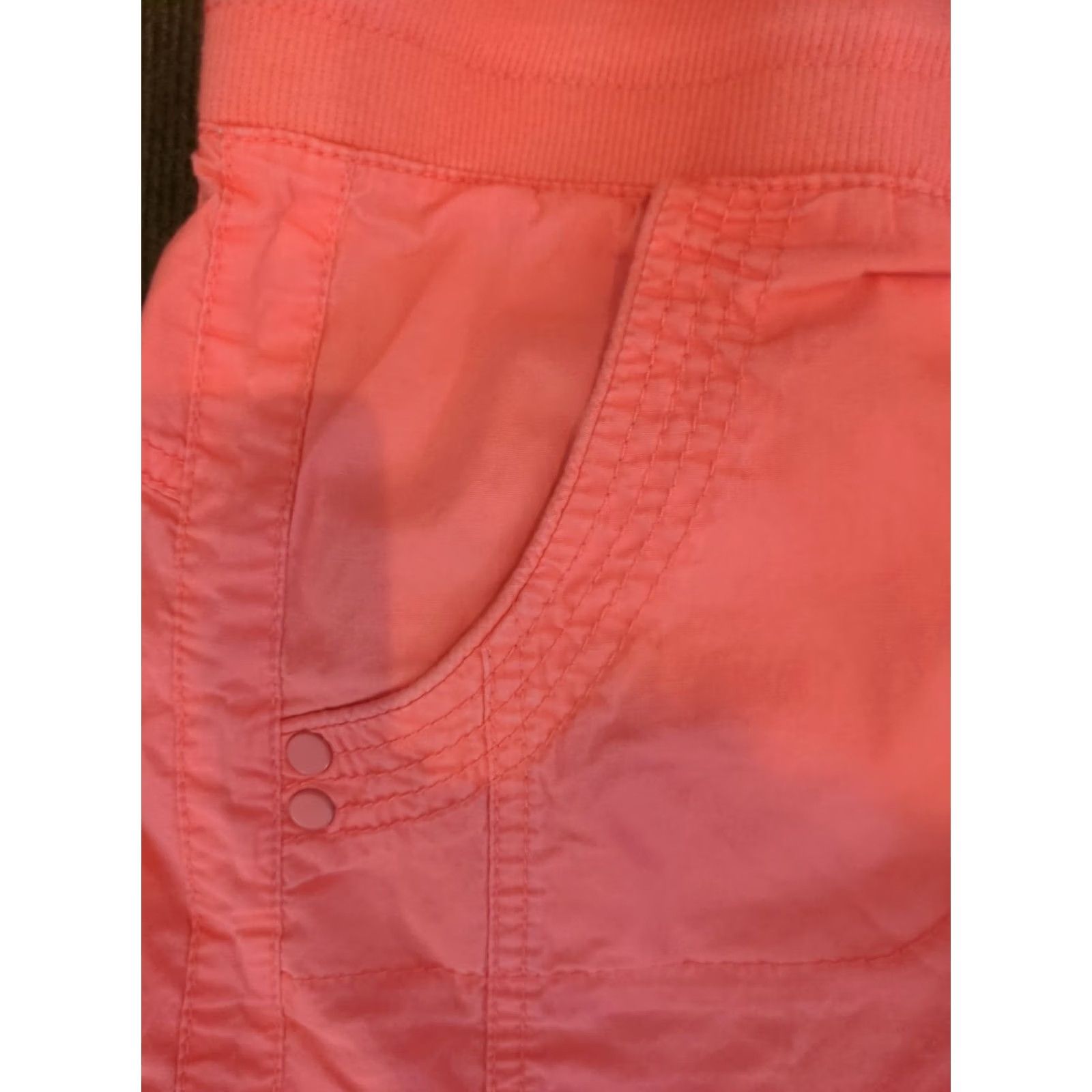 CO Khakis & Co Shorts Womens Size 8 Stretch Chino Drawstring Pocket Casual Ladies Size 30" / US 8 / IT 44 - 3 Thumbnail