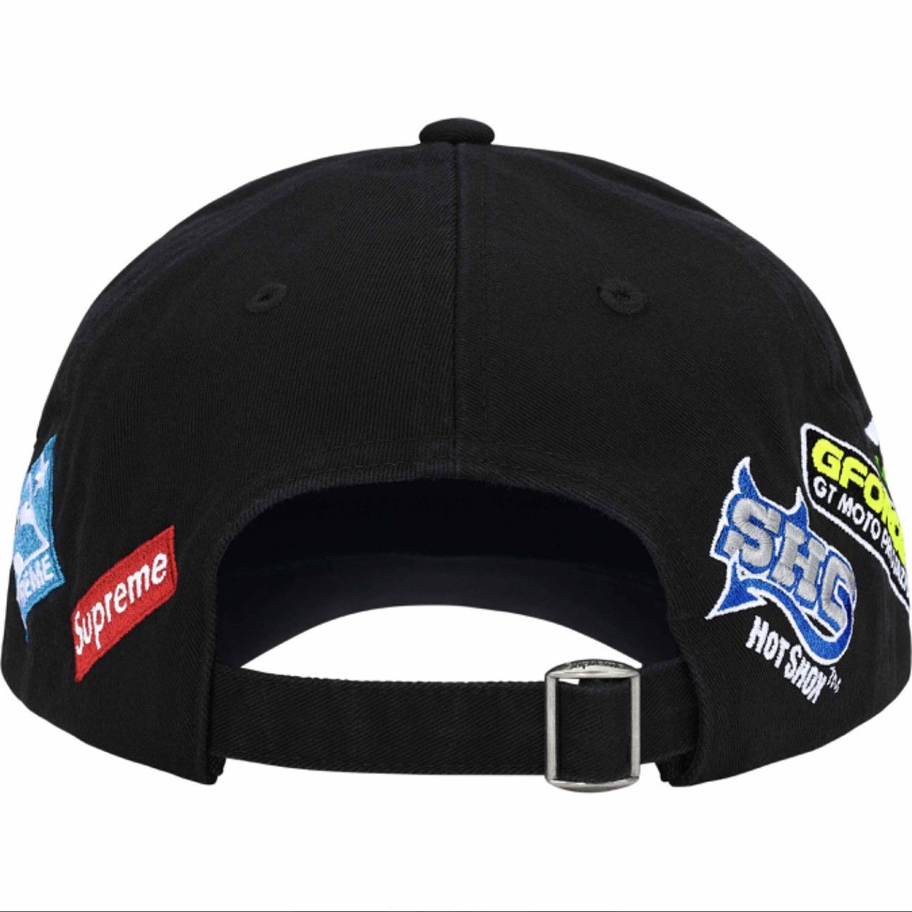 Supreme Supreme Racing Team 6-Panel Black Hat Multi Patch Deadstock Size ONE SIZE - 4 Thumbnail