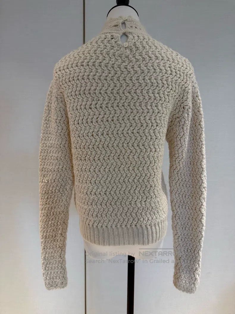Dior Dior Cashmere hollow knitted sweater Size XS / US 0-2 / IT 36-38 - 2 Thumbnail