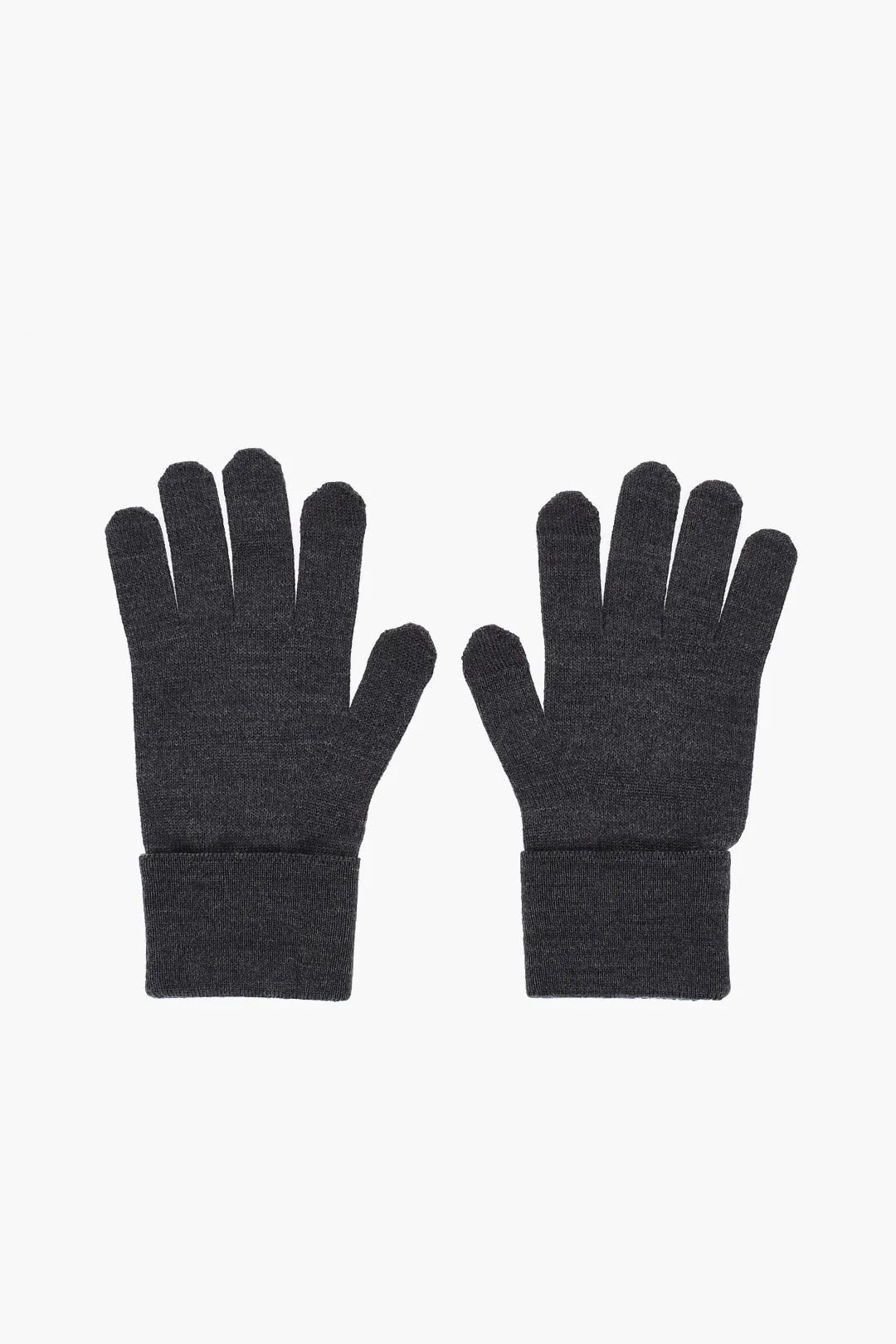 Givenchy og1mm0326 Size: OS/Logo Wool Gloves in Grey Size ONE SIZE - 2 Thumbnail