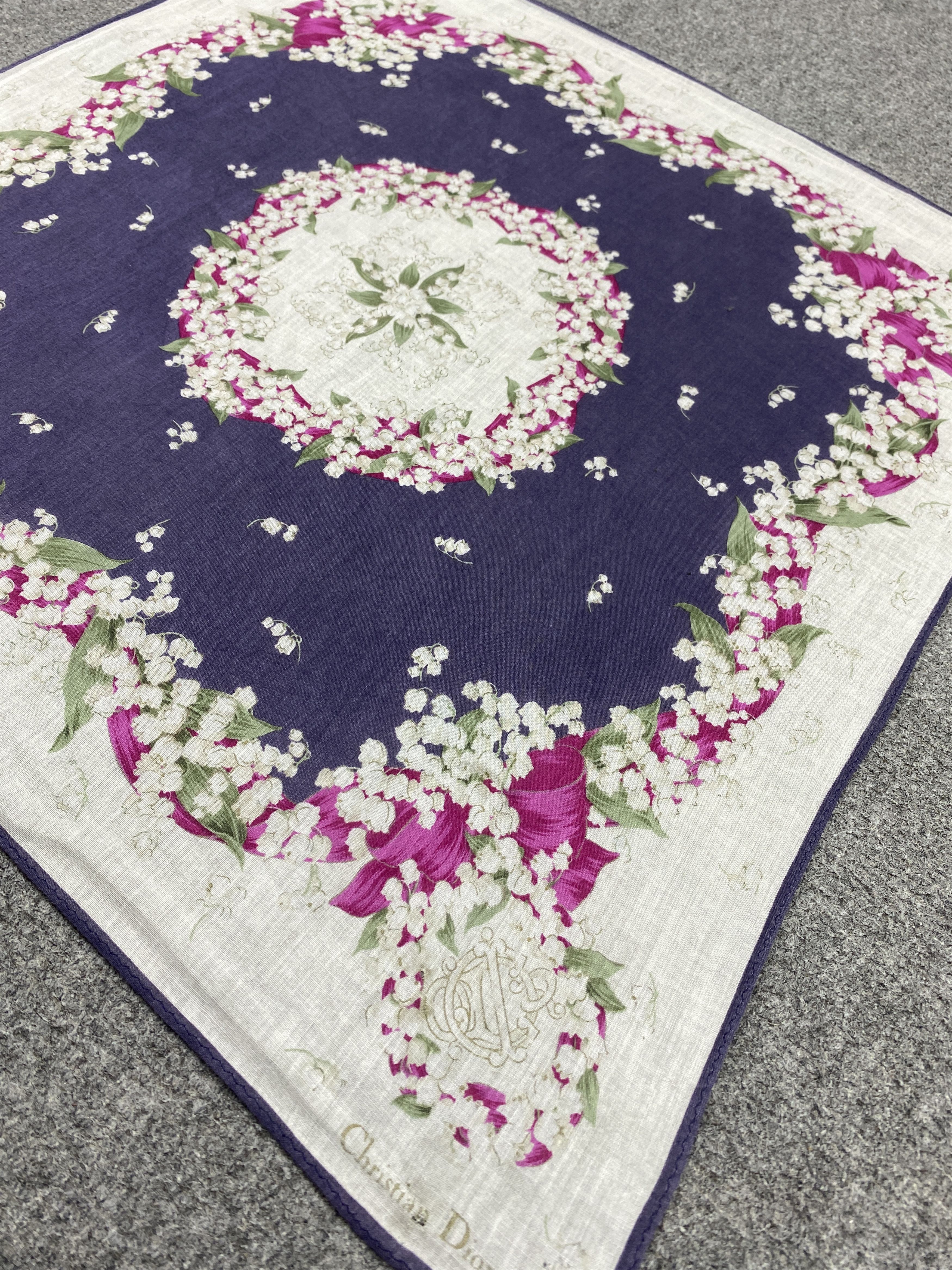 Dior Vintage Dior Handkerchief / Neckerchief HKC1133 Size ONE SIZE - 7 Thumbnail