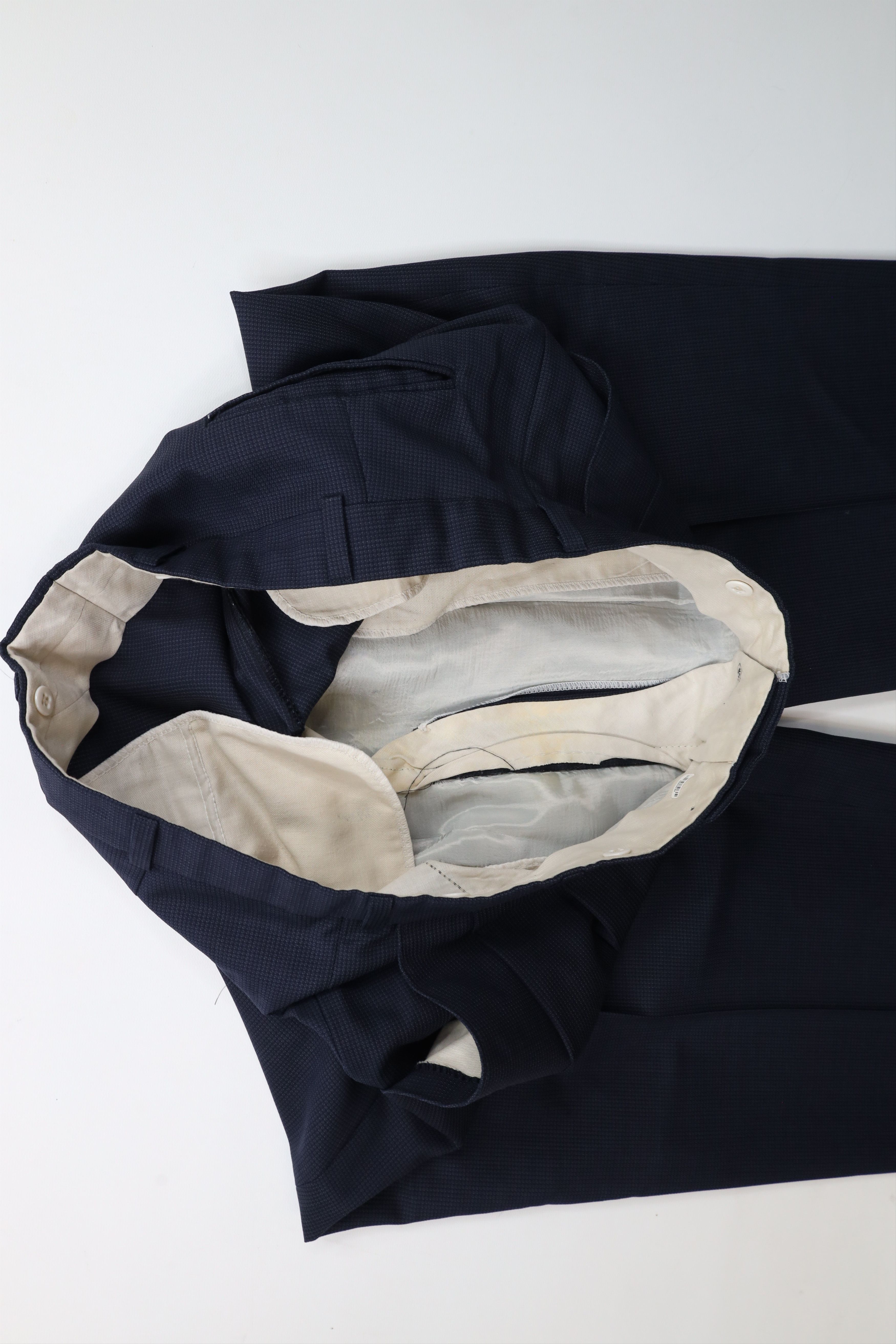 Vintage Vintage 90s Streetwear Wool Blend Wide Leg Chino Pants Size US 36 / EU 52 - 7 Thumbnail