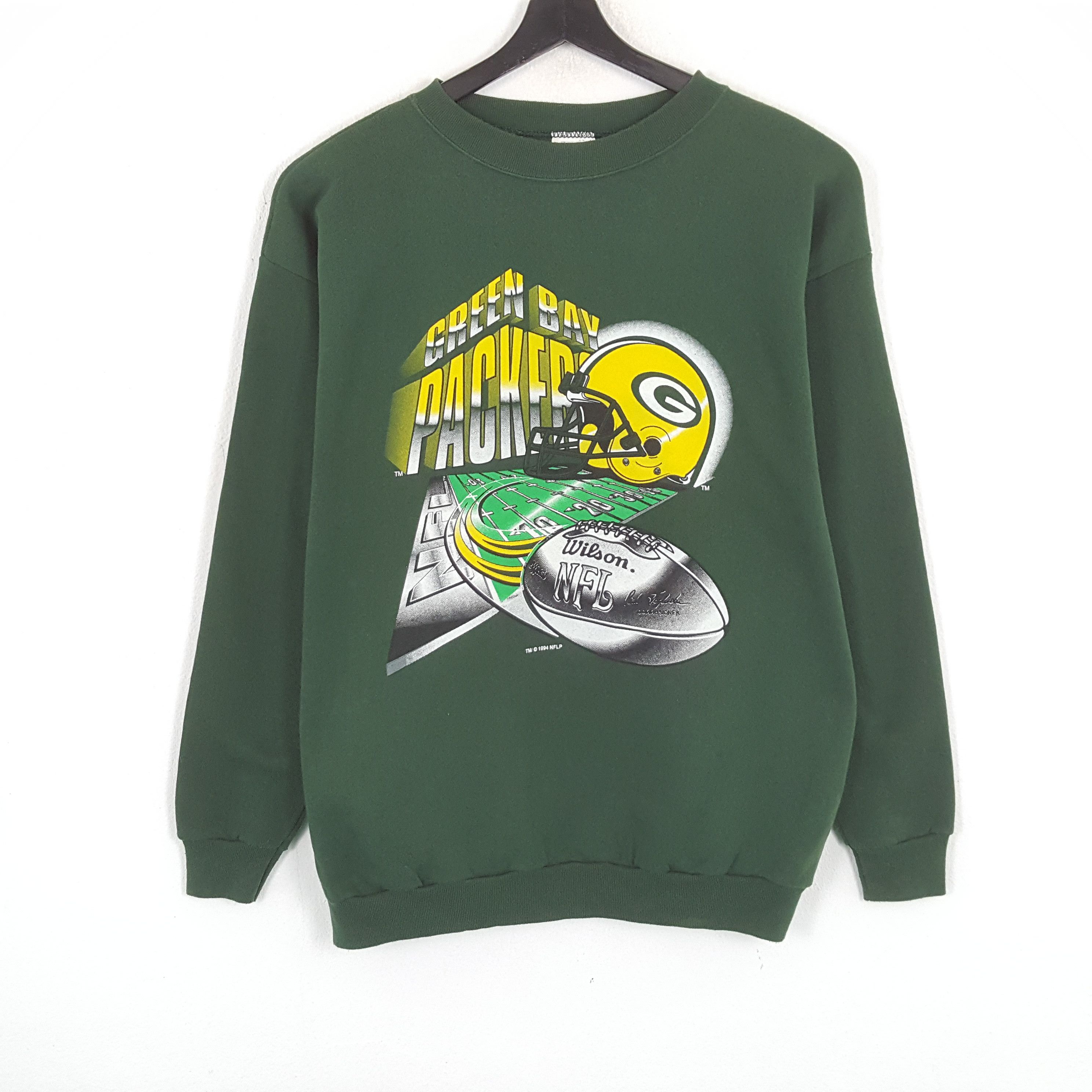 NFL × Vintage GREENBAY PACKERS NFL Football Team Vintage Sweatshirt Size US XL / EU 56 / 4 - 1 Thumbnail