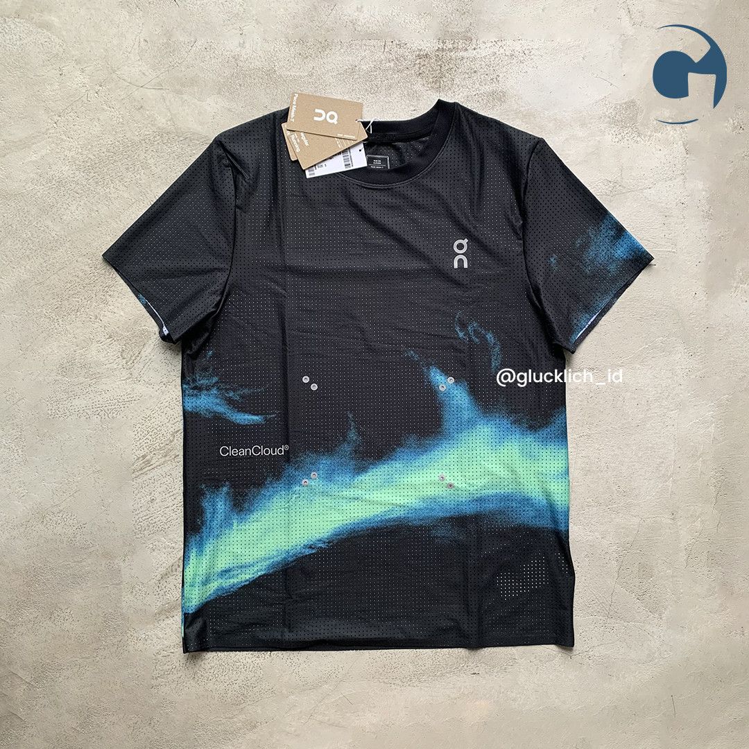 On ON Running, Men's Pace Mesh-T in Black/Horizon Size US S / EU 44-46 / 1 - 2 Thumbnail