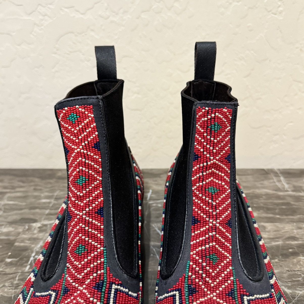 Donald Pliner Donald Pliner Beaded Leather Chelsea Boots Size US 8 / EU 41 - 7 Thumbnail