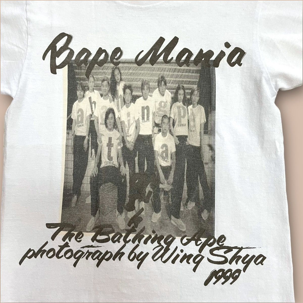 Bape RARE Vintage 1999 Bape Mania Hong Kong Grand Opening Tees Size US S / EU 44-46 / 1 - 4 Thumbnail